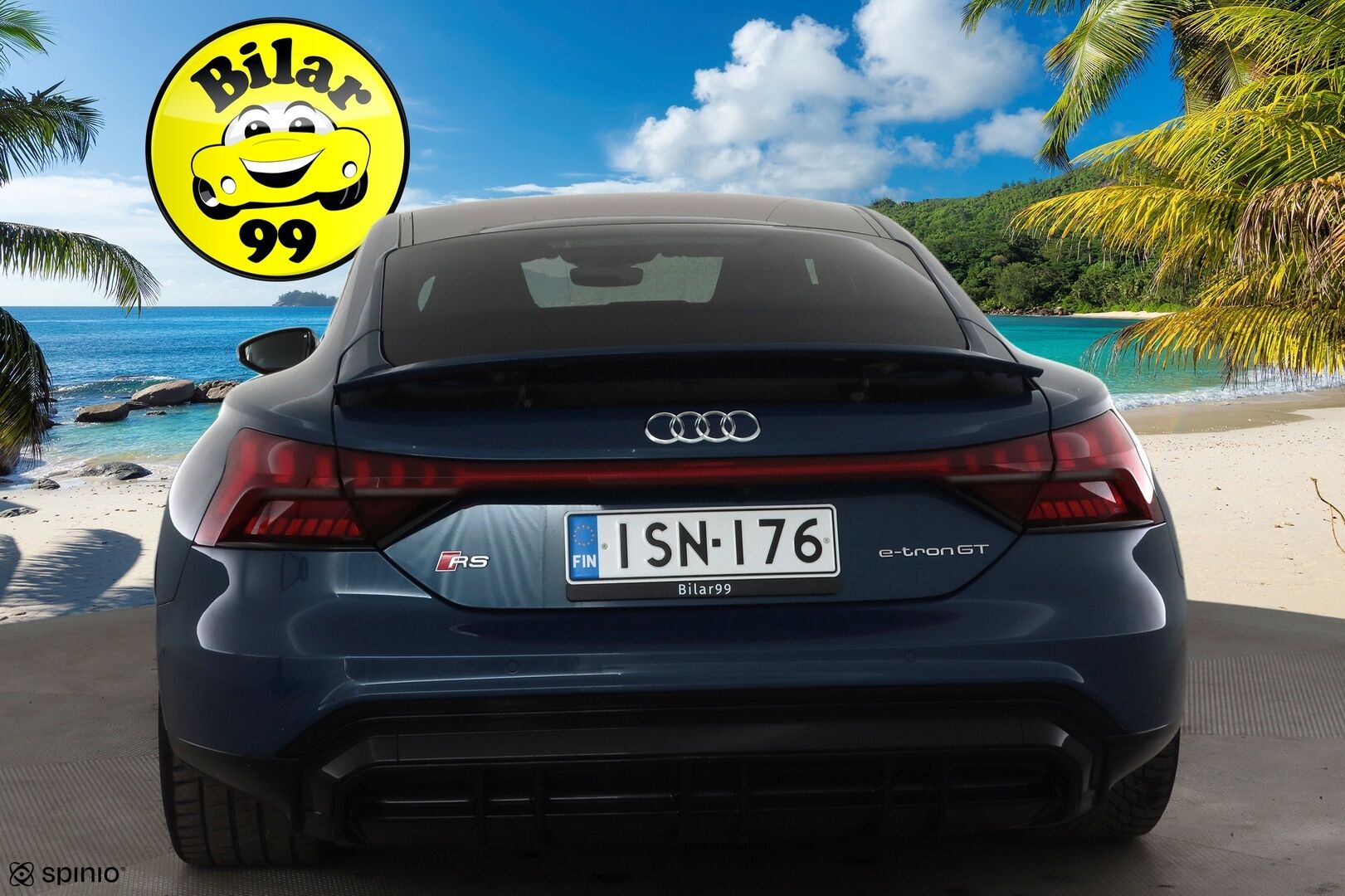 Audi E-TRON GT RS 2022 quattro * ACC / HUD / B&O / Night Vision / Ilma-alusta / 360° / Matrix LED / ILP / Lasikatto / KeylessGo / Muistipenkki / Puolinahat * - 1.Om Suomi-auto / Kahdet renkaat aluvanteilla / Merkkihuollettu