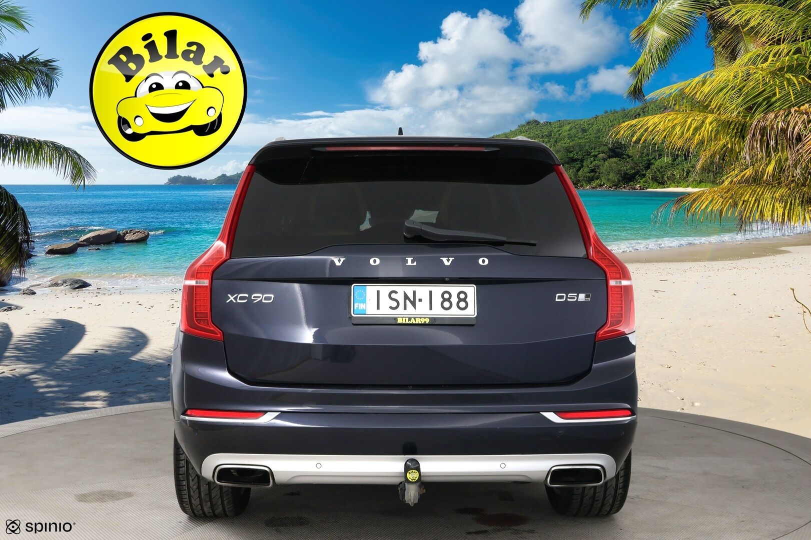 Volvo XC90 2016 D5 AWD Inscription aut - | Ilman Adblueta | Webasto | Koukku | Adapt.vakkari | Full-LED | Sporttinahat Muistilla | 7P | P.Kamera | Navi | Kaistavahti | Keylessgo | Ilma-alusta | HUD |