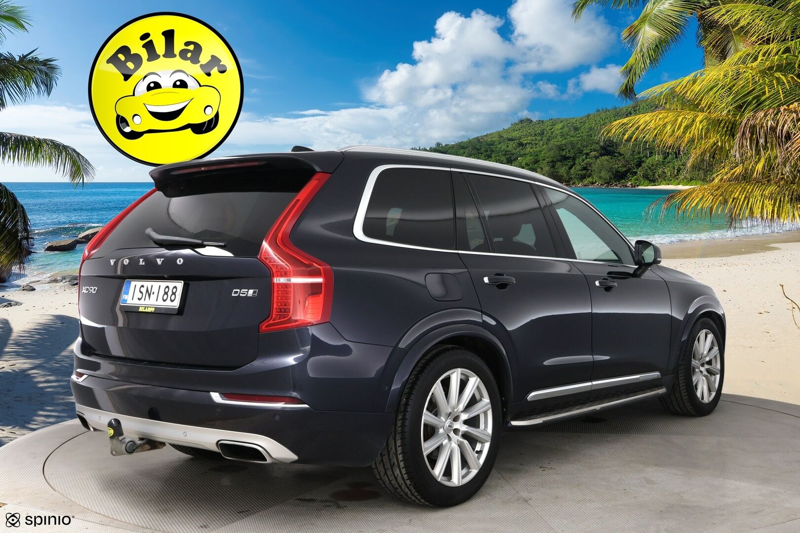 Volvo XC90 2016 D5 AWD Inscription aut - | Ilman Adblueta | Webasto | Koukku | Adapt.vakkari | Full-LED | Sporttinahat Muistilla | 7P | P.Kamera | Navi | Kaistavahti | Keylessgo | Ilma-alusta | HUD |