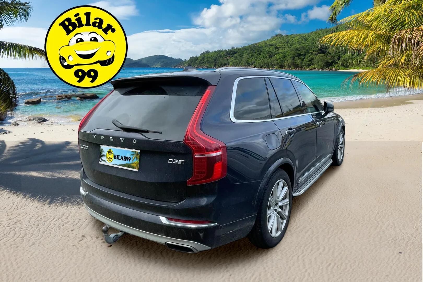 Volvo XC90 2016 D5 AWD Inscription aut - | Ilman Adblueta | Webasto | Koukku | Adapt.vakkari | Full-LED | Sporttinahat Muistilla | 7P | P.Kamera | Navi | Kaistavahti | Keylessgo | Ilma-alusta | HUD |