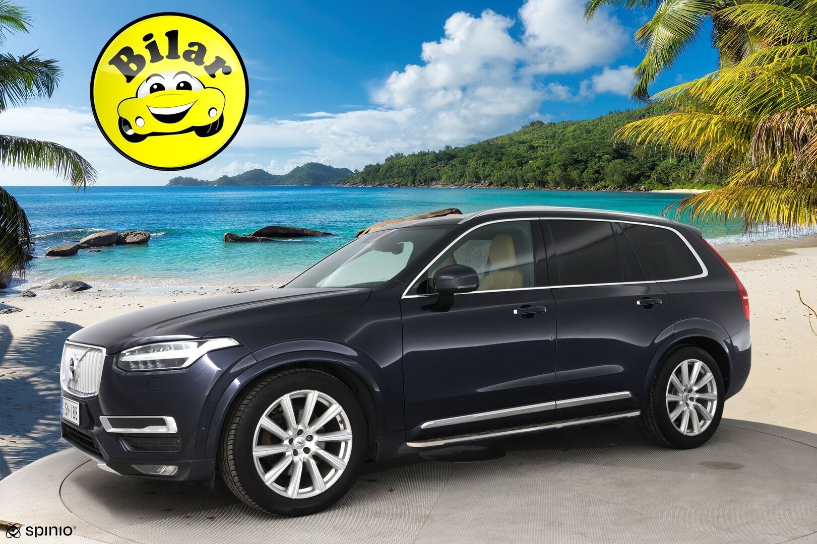 Volvo XC90 2016 D5 AWD Inscription aut - | Ilman Adblueta | Webasto | Koukku | Adapt.vakkari | Full-LED | Sporttinahat Muistilla | 7P | P.Kamera | Navi | Kaistavahti | Keylessgo | Ilma-alusta | HUD |