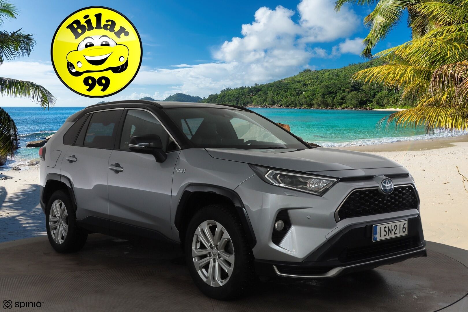 TOYOTA RAV4 PLUG-IN 2020 Hybrid 2,5 AWD * ACC / HUD / 360° / Ilmastoidut nahat / Koukku / JBL / KeylessGo / Muistipenkki * - Kahdet renkaat aluvanteilla / Huippuvarusteet
