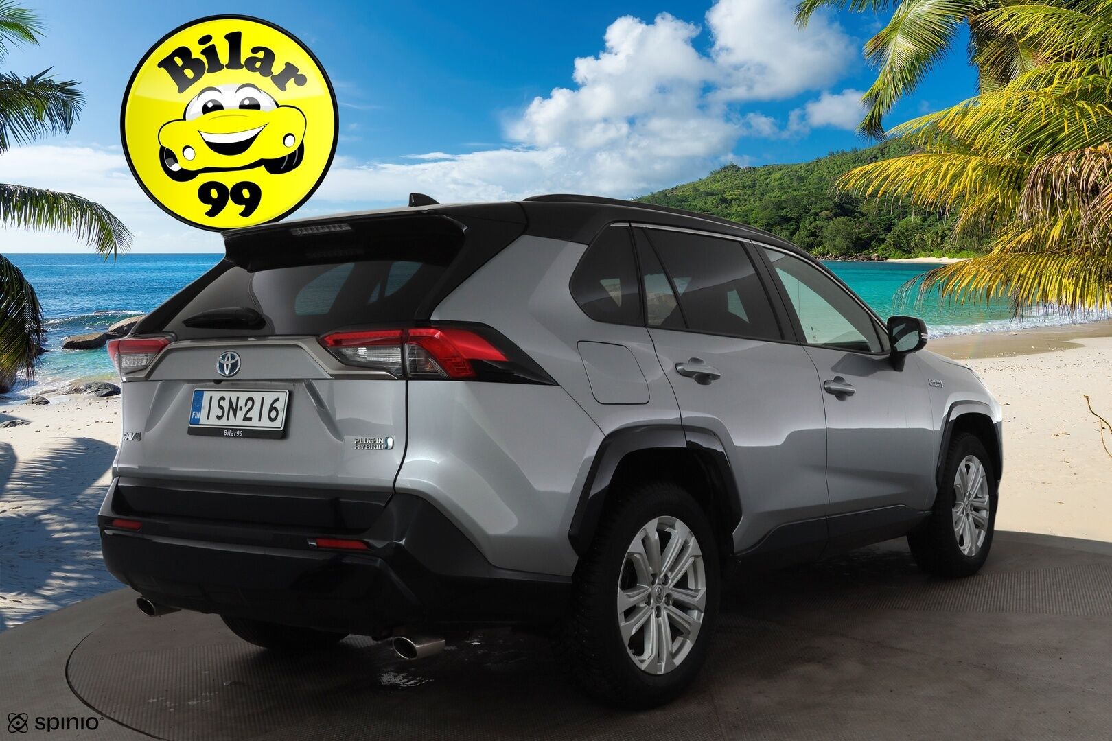 TOYOTA RAV4 PLUG-IN 2020 Hybrid 2,5 AWD * ACC / HUD / 360° / Ilmastoidut nahat / Koukku / JBL / KeylessGo / Muistipenkki * - Kahdet renkaat aluvanteilla / Huippuvarusteet