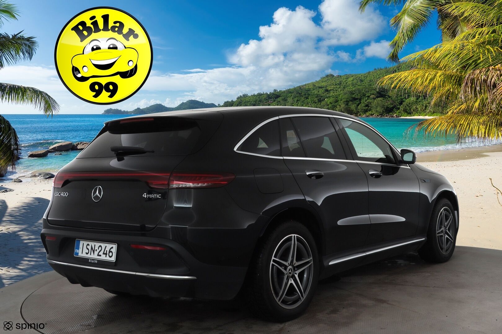 Mercedes-Benz EQC 2022 400 4MATIC Business AMG * Distronic+ / HUD / Widescreen / Multibeam / DTR+Q / 360° / Burmester / Muistipenkit *