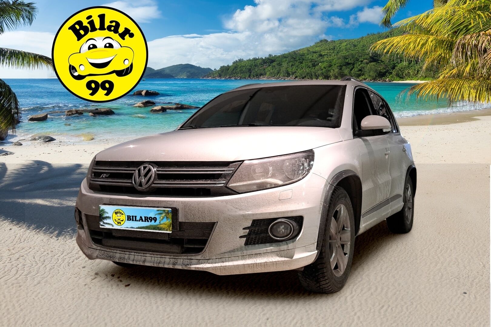 Volkswagen Tiguan 2014 R-Line 1,4 TSI 4motion *Webasto / Koukku / P-Kamera / Kangas-alcantara* - Hyvä huoltohistoria! / Kahdet hyvät renkaat! - HULLU BLACKWEEK KORKOTARJOUS 2,49%