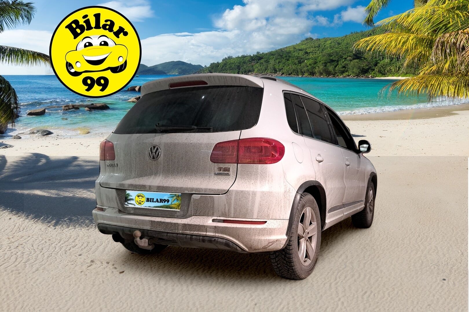 Volkswagen Tiguan 2014 R-Line 1,4 TSI 4motion *Webasto / Koukku / P-Kamera / Kangas-alcantara* - Hyvä huoltohistoria! / Kahdet hyvät renkaat! - HULLU BLACKWEEK KORKOTARJOUS 2,49%