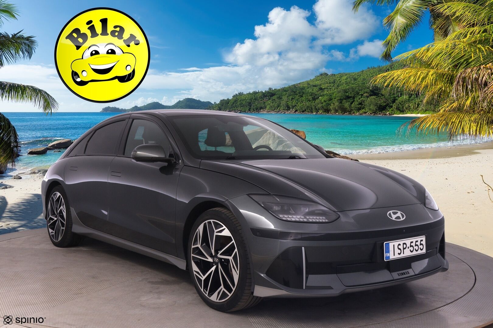 HYUNDAI IONIQ 6 2023 77 kWh 325 hv AWD Premium - | ILP | ACC | Koukku | Bose | 360° | Ilmastoidut nahat | HUD | LED | Muistipenkki | S-Luukku | Ambient | 