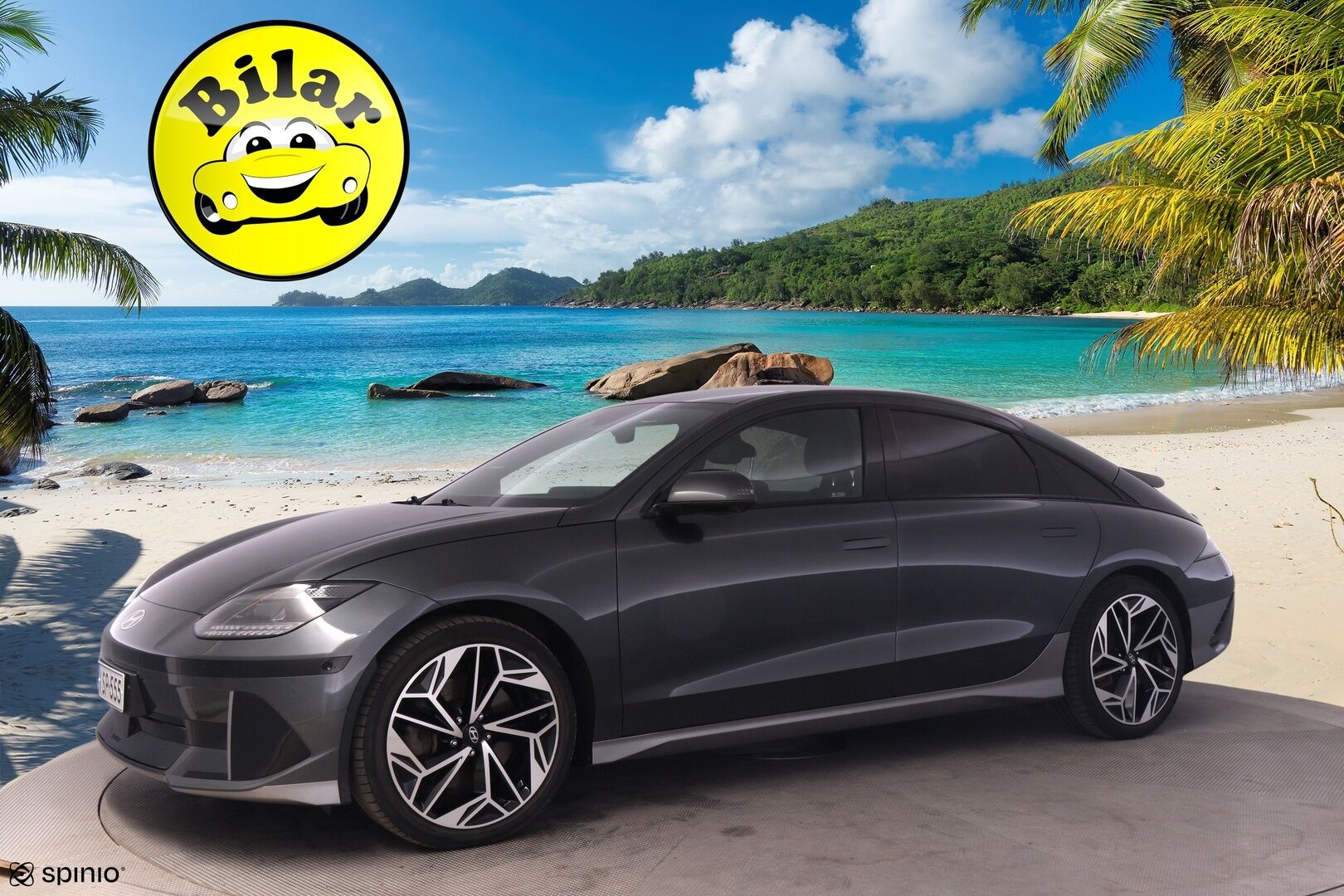 HYUNDAI IONIQ 6 2023 77 kWh 325 hv AWD Premium - | ILP | ACC | Koukku | Bose | 360° | Ilmastoidut nahat | HUD | LED | Muistipenkki | S-Luukku | Ambient | 