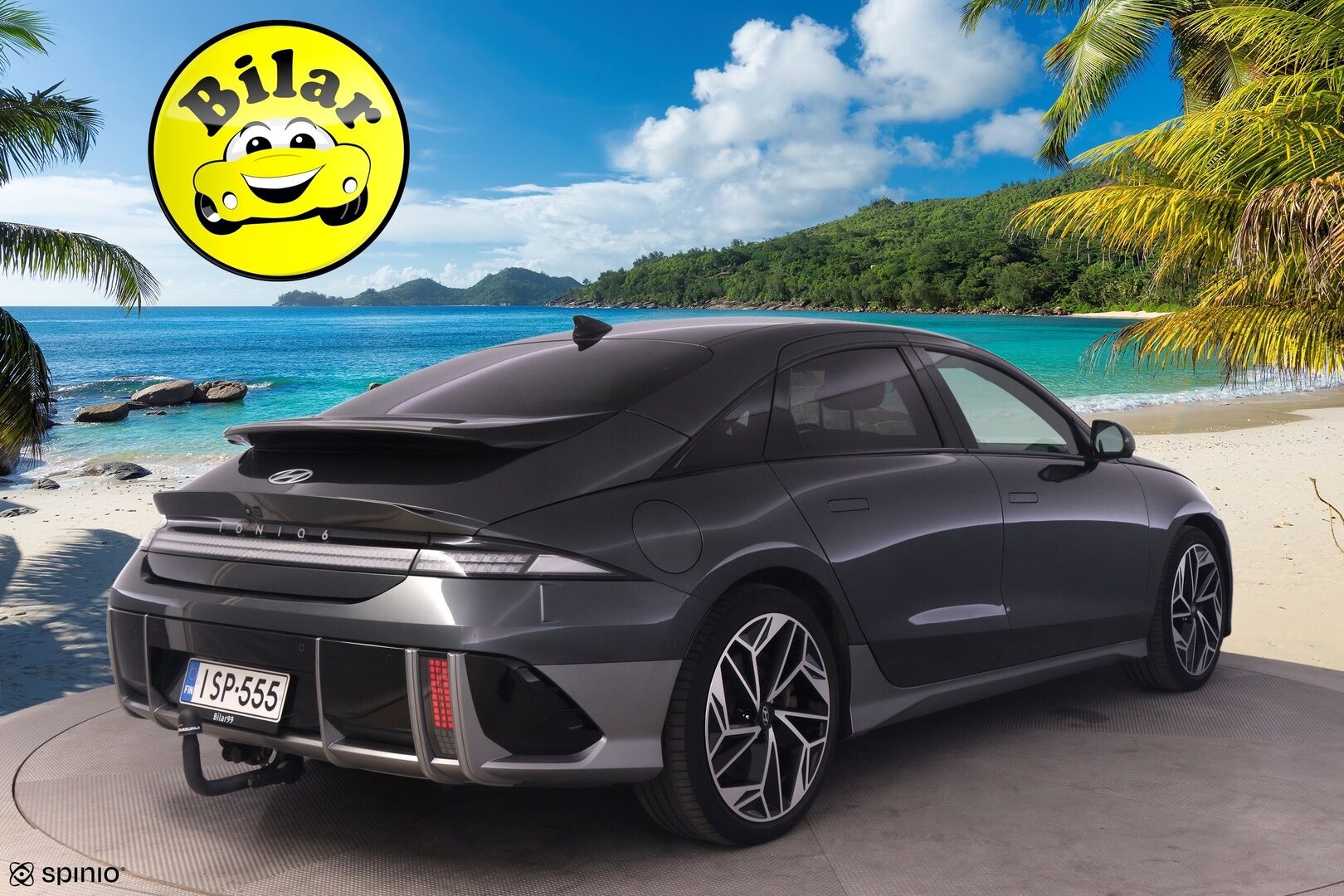 HYUNDAI IONIQ 6 2023 77 kWh 325 hv AWD Premium - | ILP | ACC | Koukku | Bose | 360° | Ilmastoidut nahat | HUD | LED | Muistipenkki | S-Luukku | Ambient | 