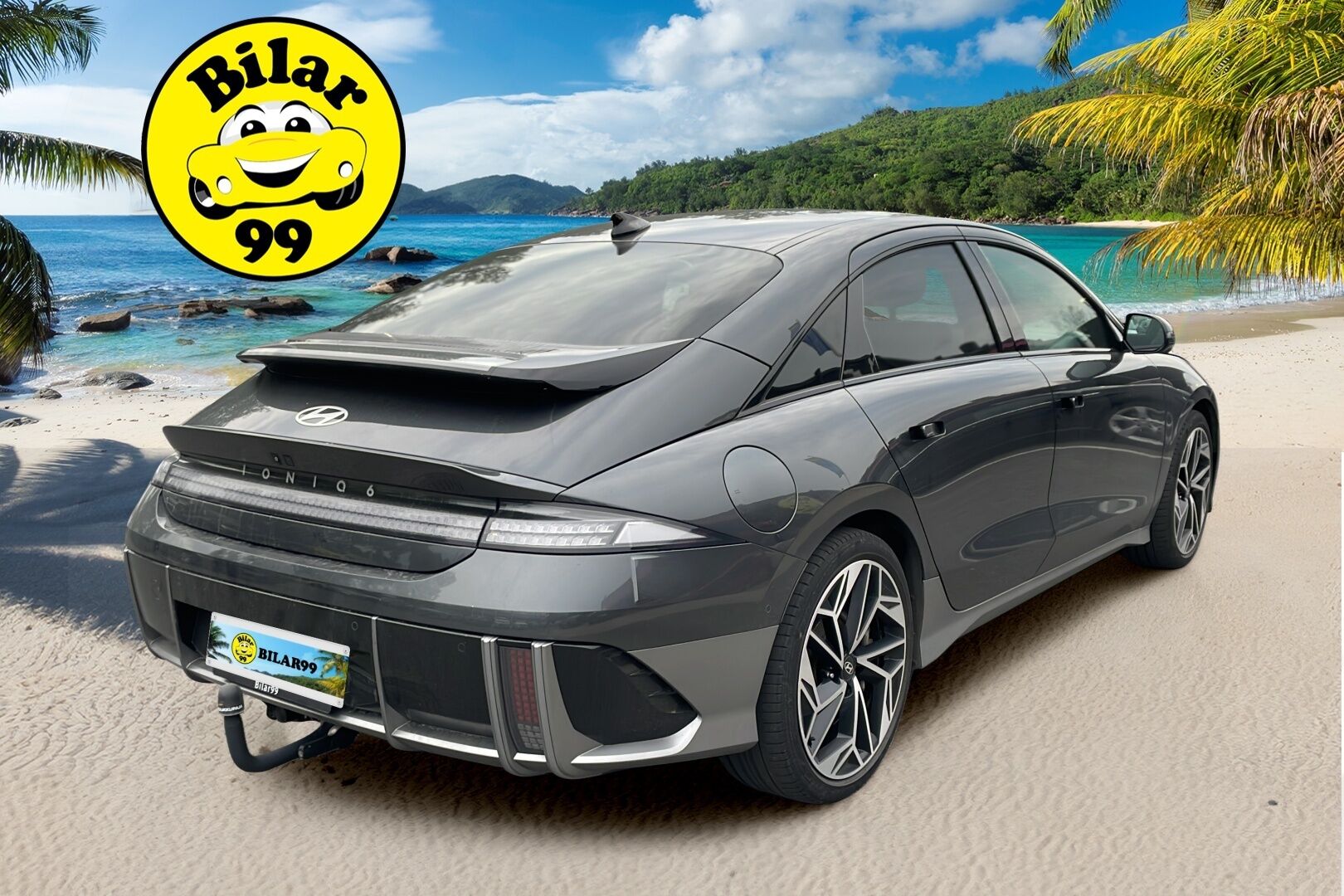 HYUNDAI IONIQ 6 2023 77 kWh 325 hv AWD Premium - | ILP | ACC | Koukku | Bose | 360° | Ilmastoidut nahat | HUD | LED | Muistipenkki | S-Luukku | Ambient | 