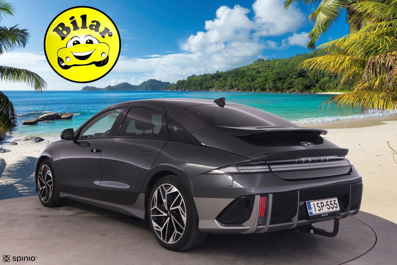 HYUNDAI IONIQ 6 2023 77 kWh 325 hv AWD Premium - | ILP | ACC | Koukku | Bose | 360° | Ilmastoidut nahat | HUD | LED | Muistipenkki | S-Luukku | Ambient | 