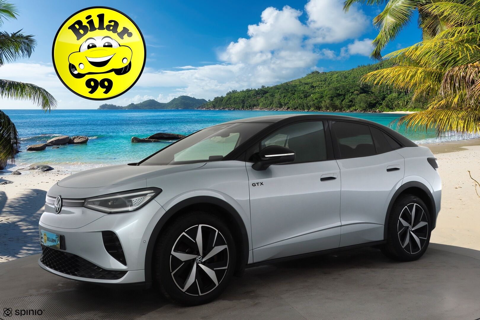 VOLKSWAGEN ID.5 2023 GTX 229hv * ACC / 360° / ILP / IQ.Light / Navi / Koukku / KeylessGo / Puolinahat * - Akku kuntotarkastettu! / Kahdet renkaat aluvanteilla merkki renkain! / Hienokuntoinen sisältä ja päältä 