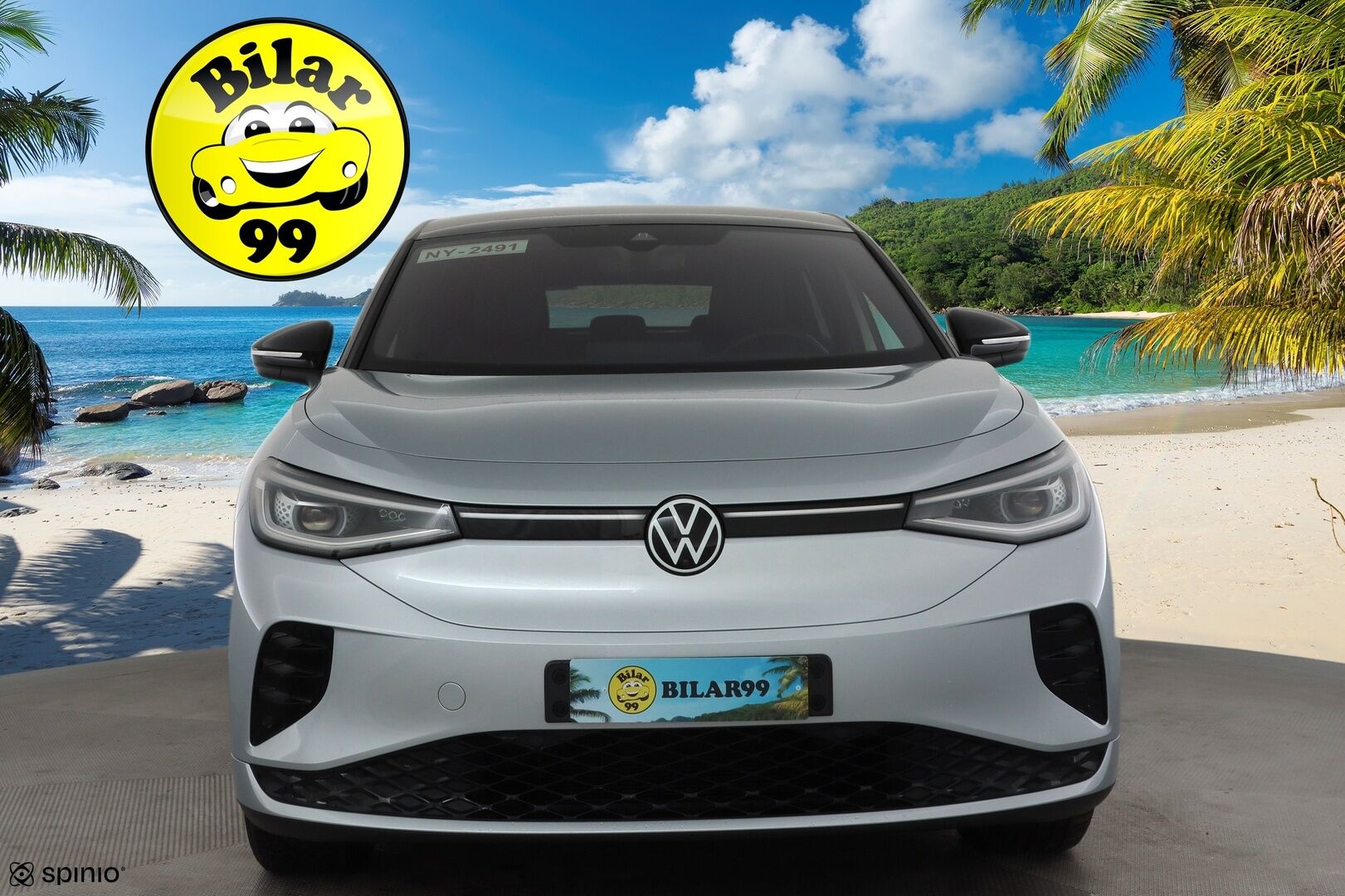 VOLKSWAGEN ID.5 2023 GTX 229hv * ACC / 360° / ILP / IQ.Light / Navi / Koukku / KeylessGo / Puolinahat * - Akku kuntotarkastettu! / Kahdet renkaat aluvanteilla merkki renkain! / Hienokuntoinen sisältä ja päältä 