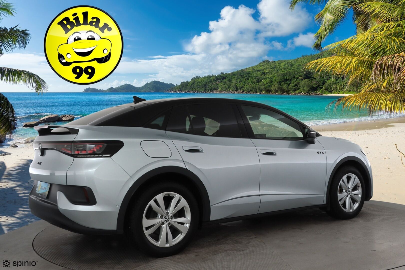 VOLKSWAGEN ID.5 2023 GTX 229hv * ACC / 360° / ILP / IQ.Light / Navi / Koukku / KeylessGo / Puolinahat * - Akku kuntotarkastettu! / Kahdet renkaat aluvanteilla merkki renkain! / Hienokuntoinen sisältä ja päältä 