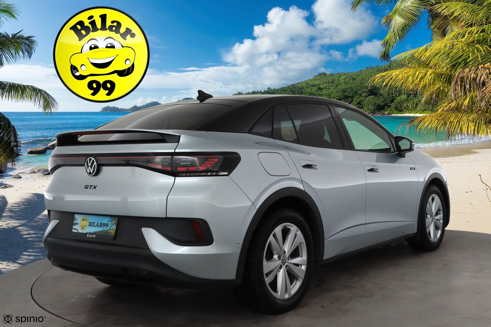 VOLKSWAGEN ID.5 2023 GTX 229hv * ACC / 360° / ILP / IQ.Light / Navi / Koukku / KeylessGo / Puolinahat * - Akku kuntotarkastettu! / Kahdet renkaat aluvanteilla merkki renkain! / Hienokuntoinen sisältä ja päältä 