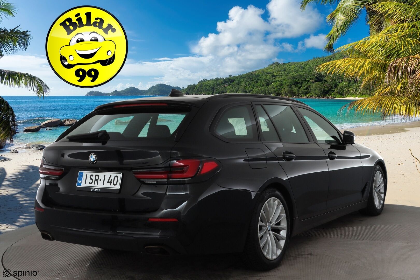 BMW 530 2021 G31 Touring 530d A xDrive Luxury * ACC / HUD / 360° / Muistipenkit / Laser / H&K / Webasto / Navi / Comfort Access * - Kahdet renkaat aluvanteilla / Huippuvarusteet - HULLU BLACKWEEK KORKOTARJOUS 2,49%