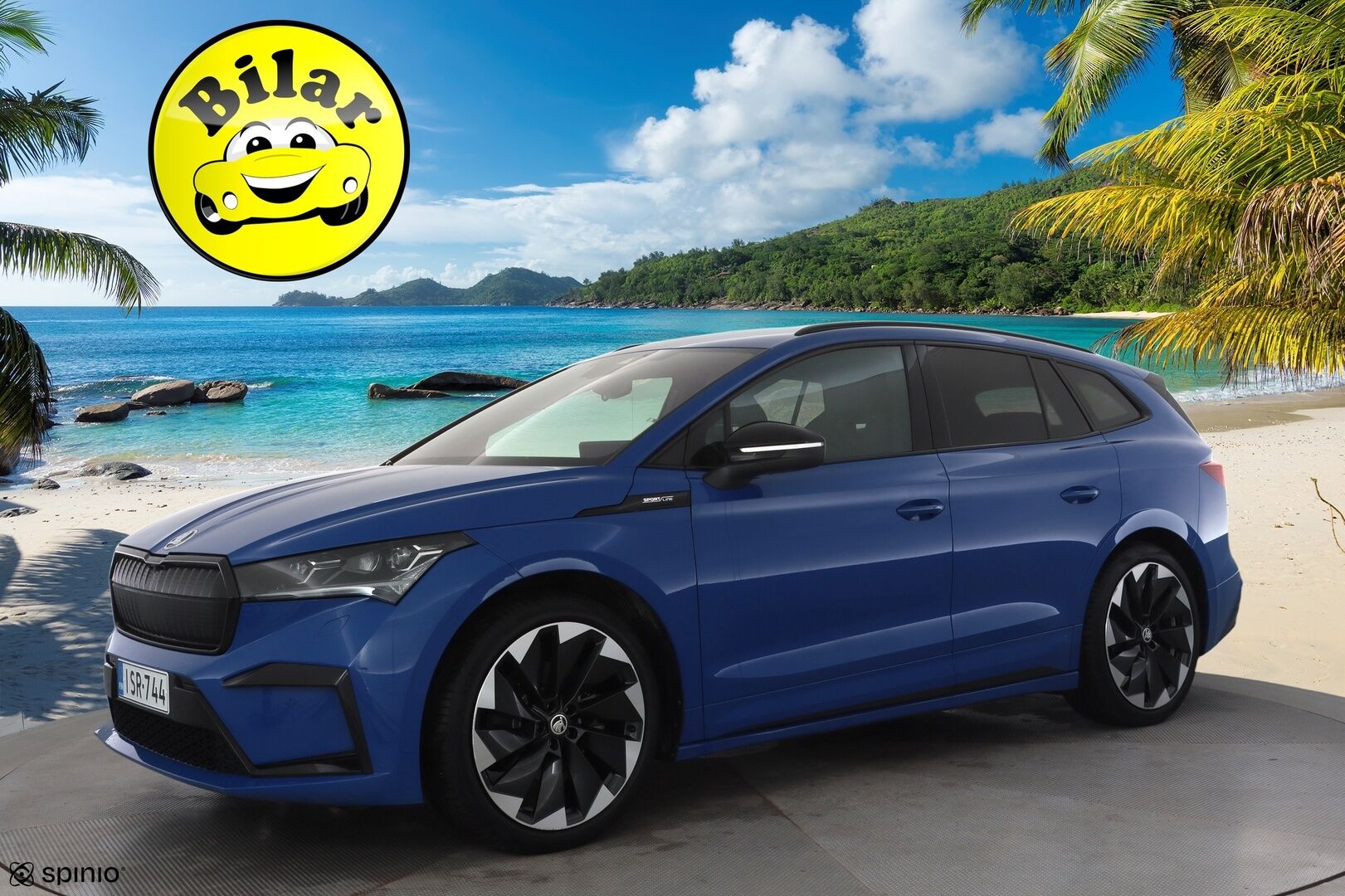 Skoda Enyaq 2022 60 SportLine iV - | ACC | Akkukäyttöinen | Matrix-LED | P.Kamera | Ratinlämmitys | Puolinahat | Keyless | Apple&Android | Kahdet Renkaat |