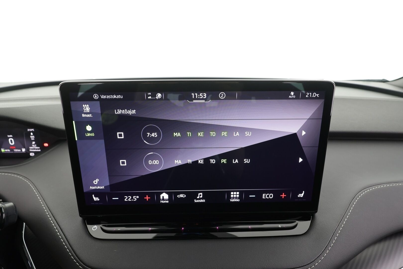 Skoda Enyaq 2022 60 SportLine iV - | ACC | Akkukäyttöinen | Matrix-LED | P.Kamera | Ratinlämmitys | Puolinahat | Keyless | Apple&Android | Kahdet Renkaat |
