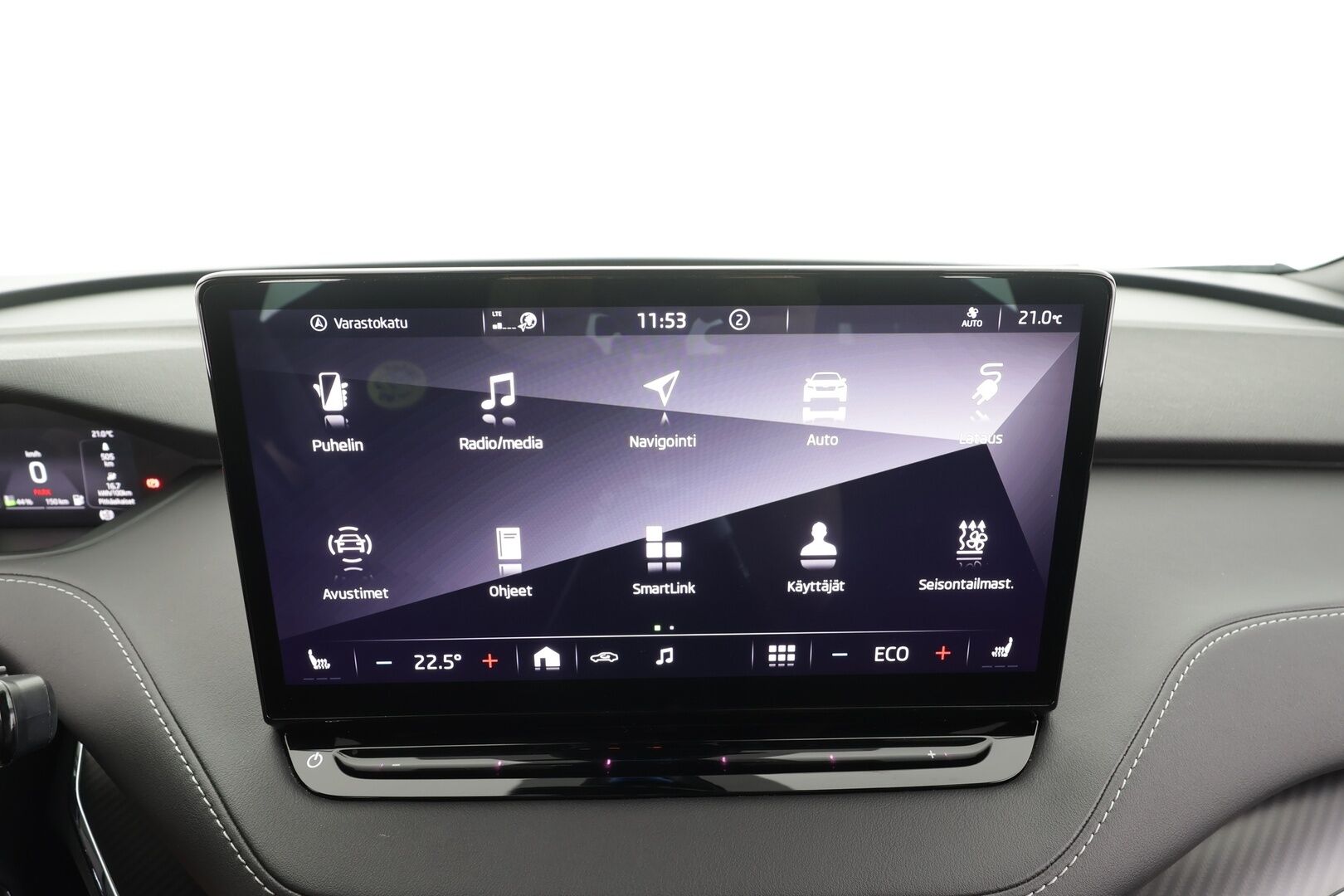 Skoda Enyaq 2022 60 SportLine iV - | ACC | Akkukäyttöinen | Matrix-LED | P.Kamera | Ratinlämmitys | Puolinahat | Keyless | Apple&Android | Kahdet Renkaat |