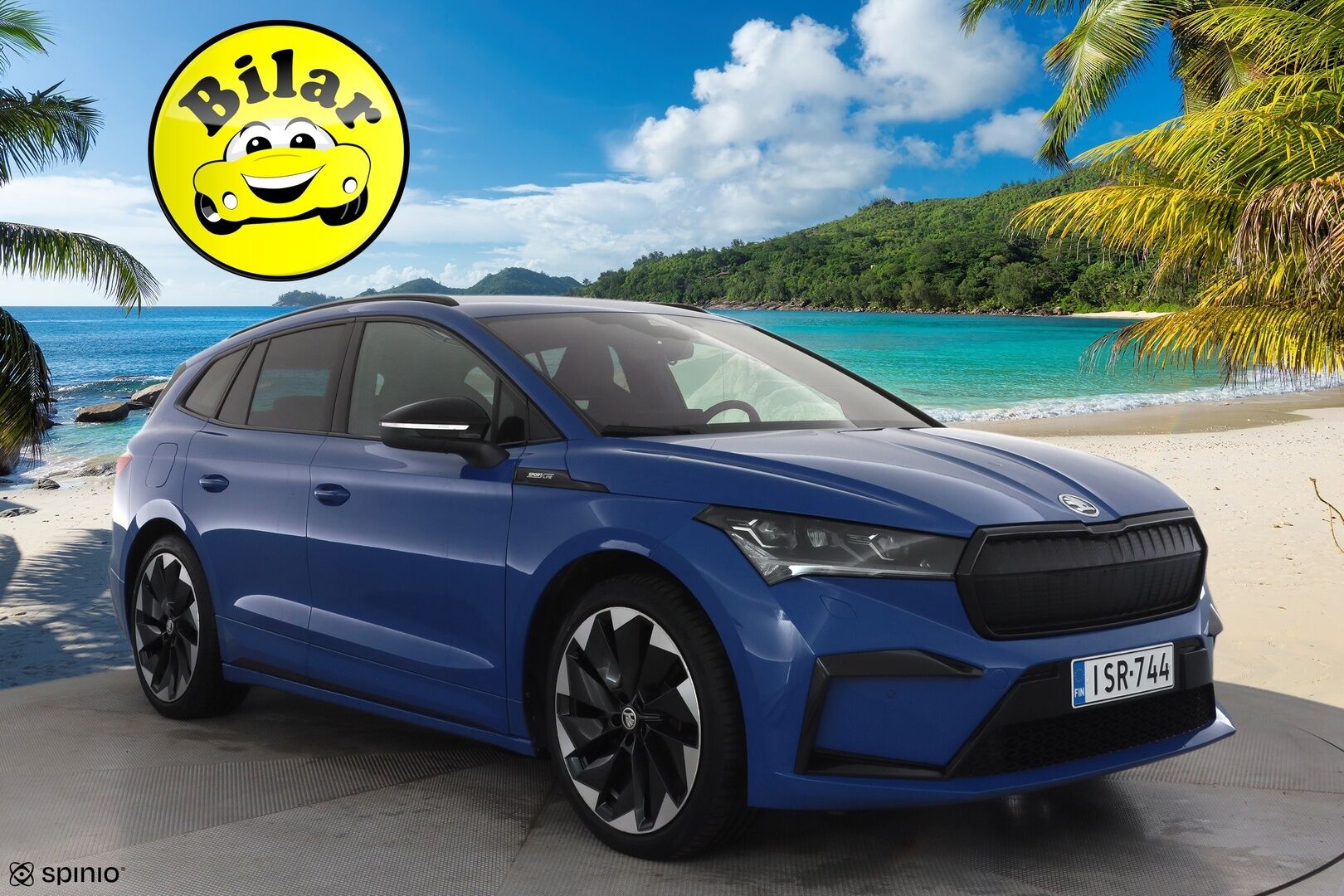 Skoda Enyaq 2022 60 SportLine iV - | ACC | Akkukäyttöinen | Matrix-LED | P.Kamera | Ratinlämmitys | Puolinahat | Keyless | Apple&Android | Kahdet Renkaat |