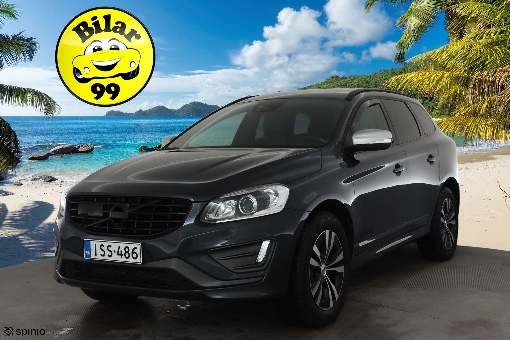 Volvo XC60 2017 D4 AWD Business R-Design aut * ACC / Webasto / Xenon / P.Tutka / Kaistavahti * - Kahdet renkaat aluvanteilla