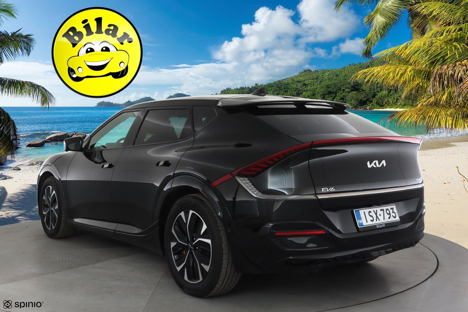 Kia EV6 2022 GT-Line AWD 77 kWh 325 hv - | ACC | ILP | HUD | Meridian | 360° | Ilm. Relax-penkit | Muistipenkki | Ambient | 2x renkaat aluvantein | 