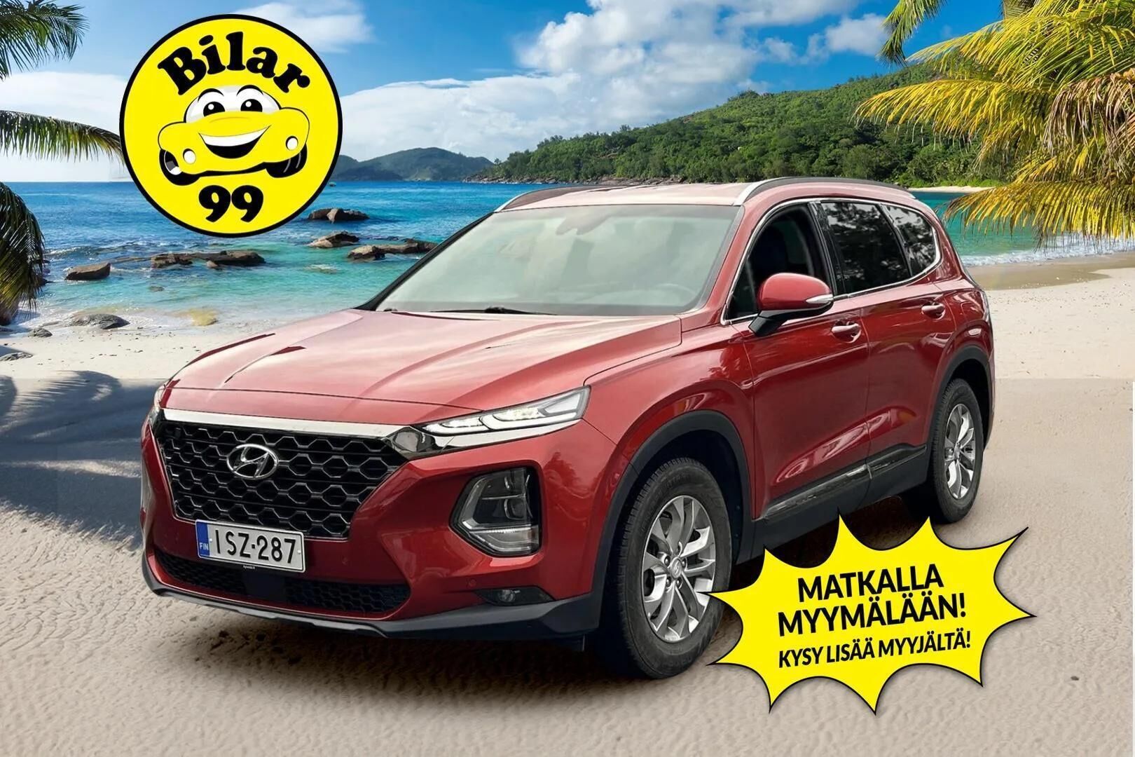 Hyundai Santa Fe 2020 2,0 CRDi 185 hv 4WD 8AT 4Edition 5P ** Adapt.vakkari / P-Kamera / Koukku / Navi ** - Suomi-auto / Juuri huollettu