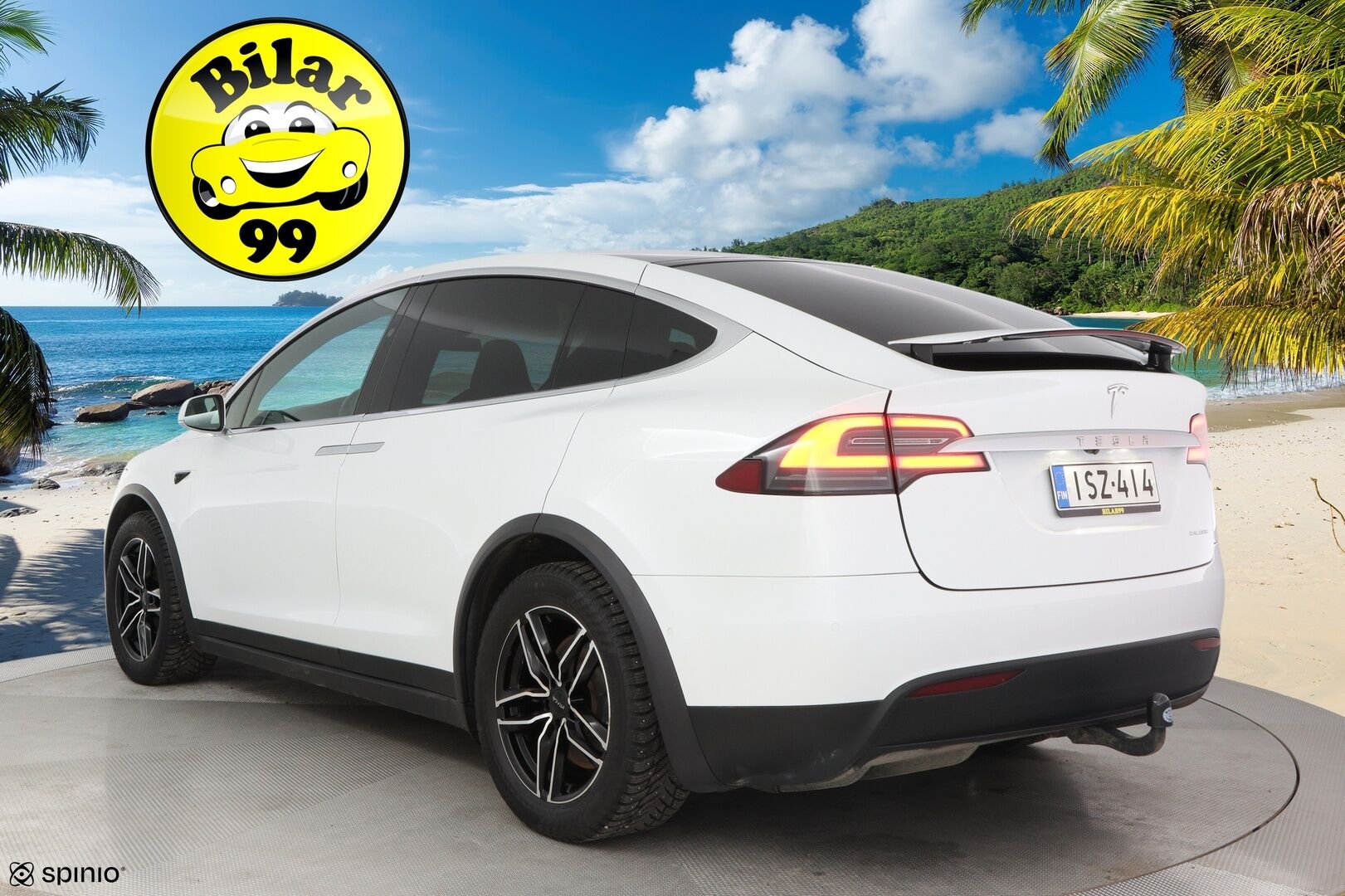 Tesla Model X 2019 Long Range AWD * Vetokoukku / Vaalea Nahkasisusta / Premium Audio / Lasikatto / 2x Renkaat Aluvantein! - Ilma-Alusta / Peruutuskamera / Upea! - HULLUT AVAJAISHULINAT KORKOTARJOUS 3,29 %