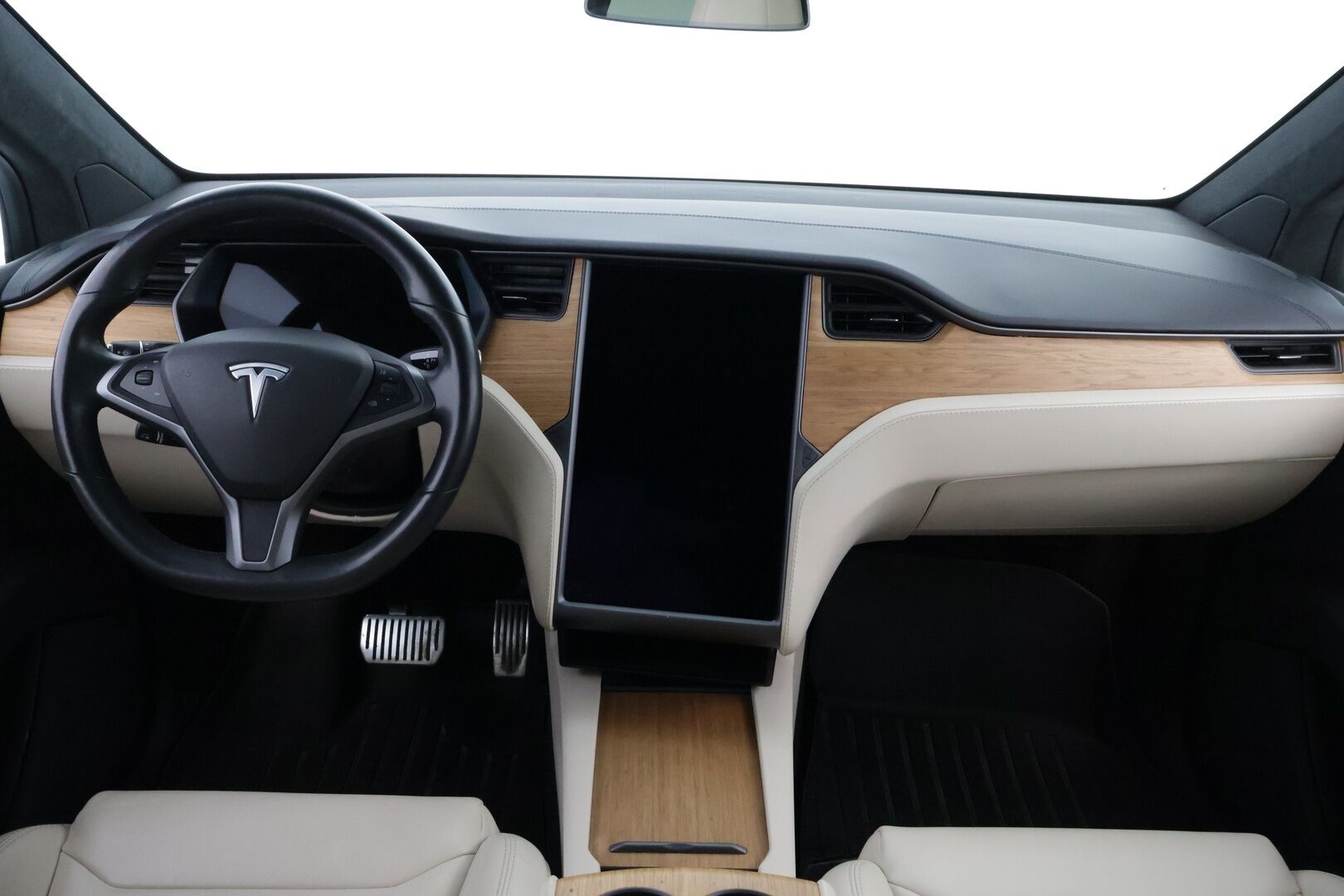 Tesla Model X 2019 Long Range AWD - Vetokoukku | Vaalea Nahkasisusta | Premium Audio | Lasikatto | 2x Renkaat Aluvantein