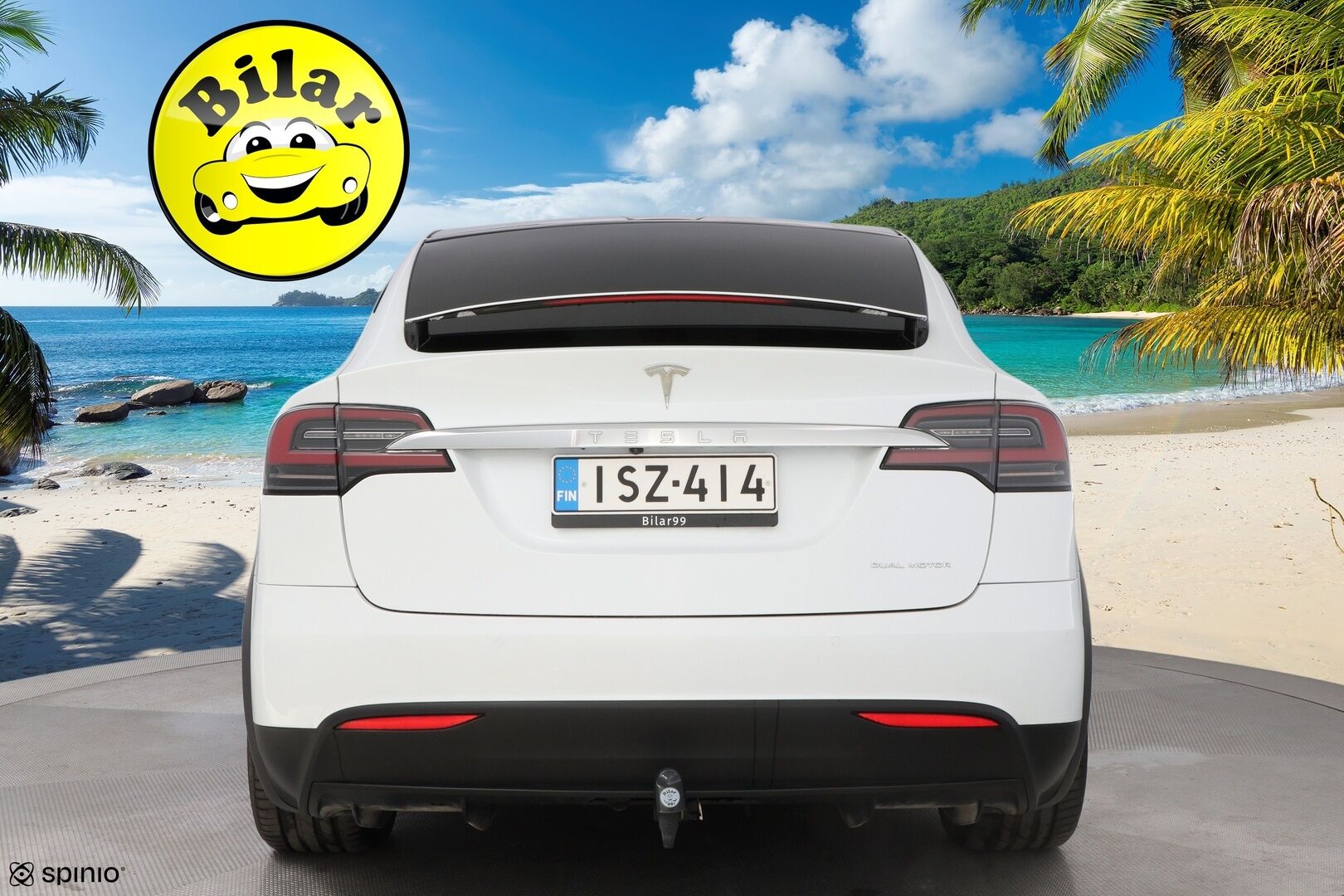Tesla Model X 2019 Long Range AWD - Vetokoukku | Vaalea Nahkasisusta | Premium Audio | Lasikatto | 2x Renkaat Aluvantein