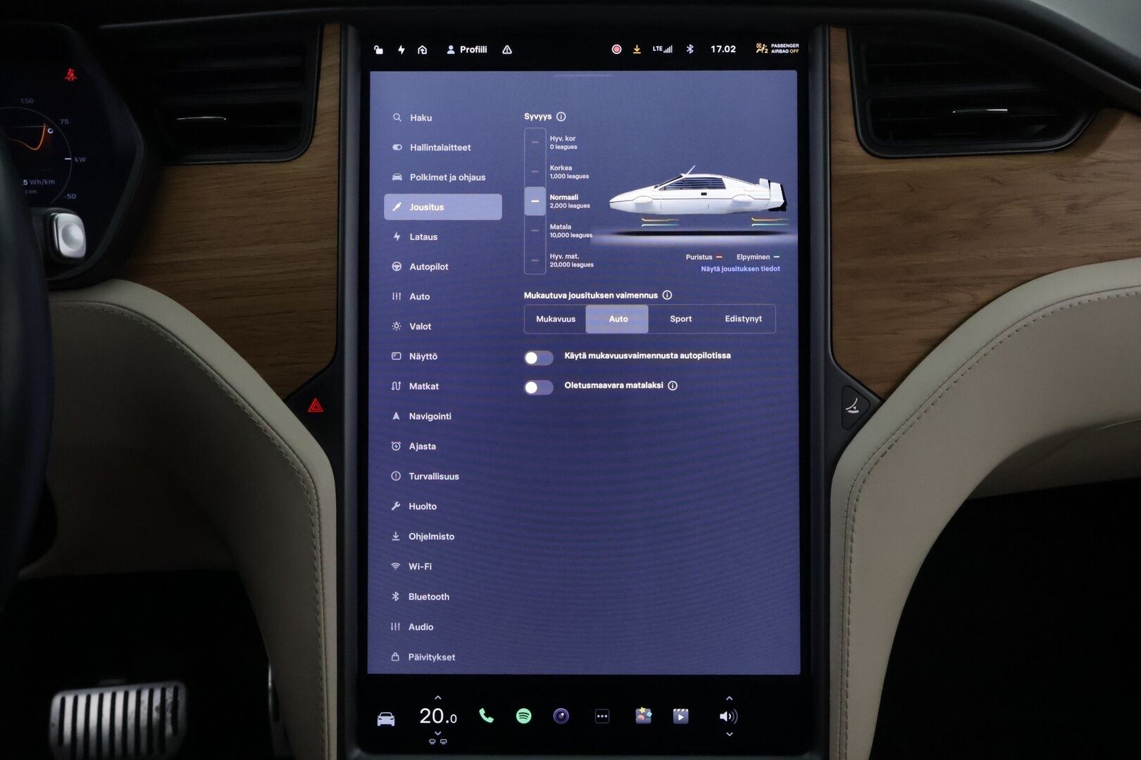 Tesla Model X 2019 Long Range AWD * Vetokoukku / Vaalea Nahkasisusta / Premium Audio / Lasikatto / 2x Renkaat Aluvantein! - Ilma-Alusta / Peruutuskamera / Upea! - HULLUT AVAJAISHULINAT KORKOTARJOUS 3,29 %