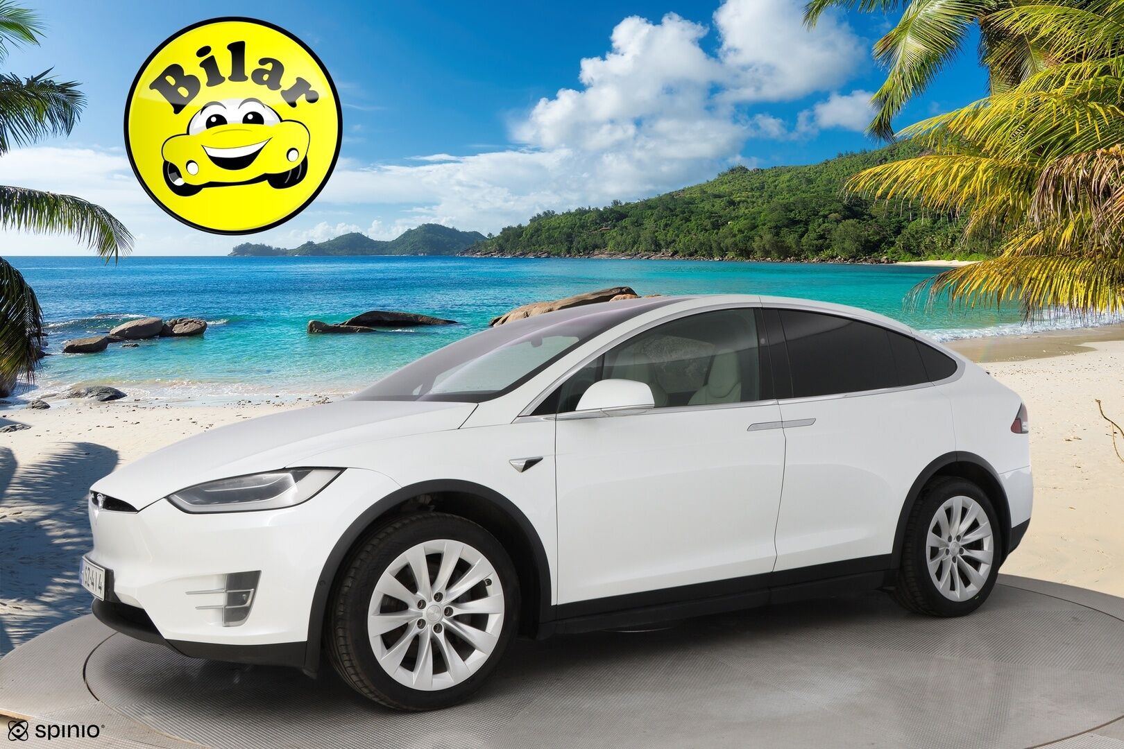 Tesla Model X 2019 Long Range AWD - Vetokoukku | Vaalea Nahkasisusta | Premium Audio | Lasikatto | 2x Renkaat Aluvantein