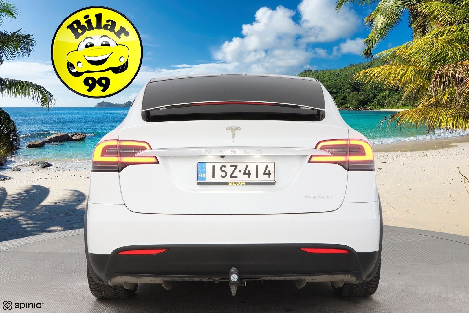 Tesla Model X 2019 Long Range AWD * Vetokoukku / Vaalea Nahkasisusta / Premium Audio / Lasikatto / 2x Renkaat Aluvantein! - Ilma-Alusta / Peruutuskamera / Upea! - HULLUT AVAJAISHULINAT KORKOTARJOUS 3,29 %