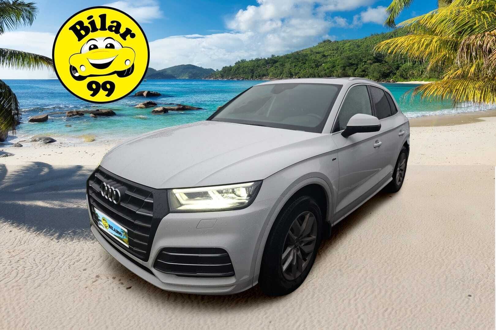 Audi Q5 2020 Launch Edition 55 TFSI e quattro S tronic - S-Line / Panorama / Sähk. Koukku / Urheiluistuimet / Nahkaverhoilu / LED / Kessy / Vakkari