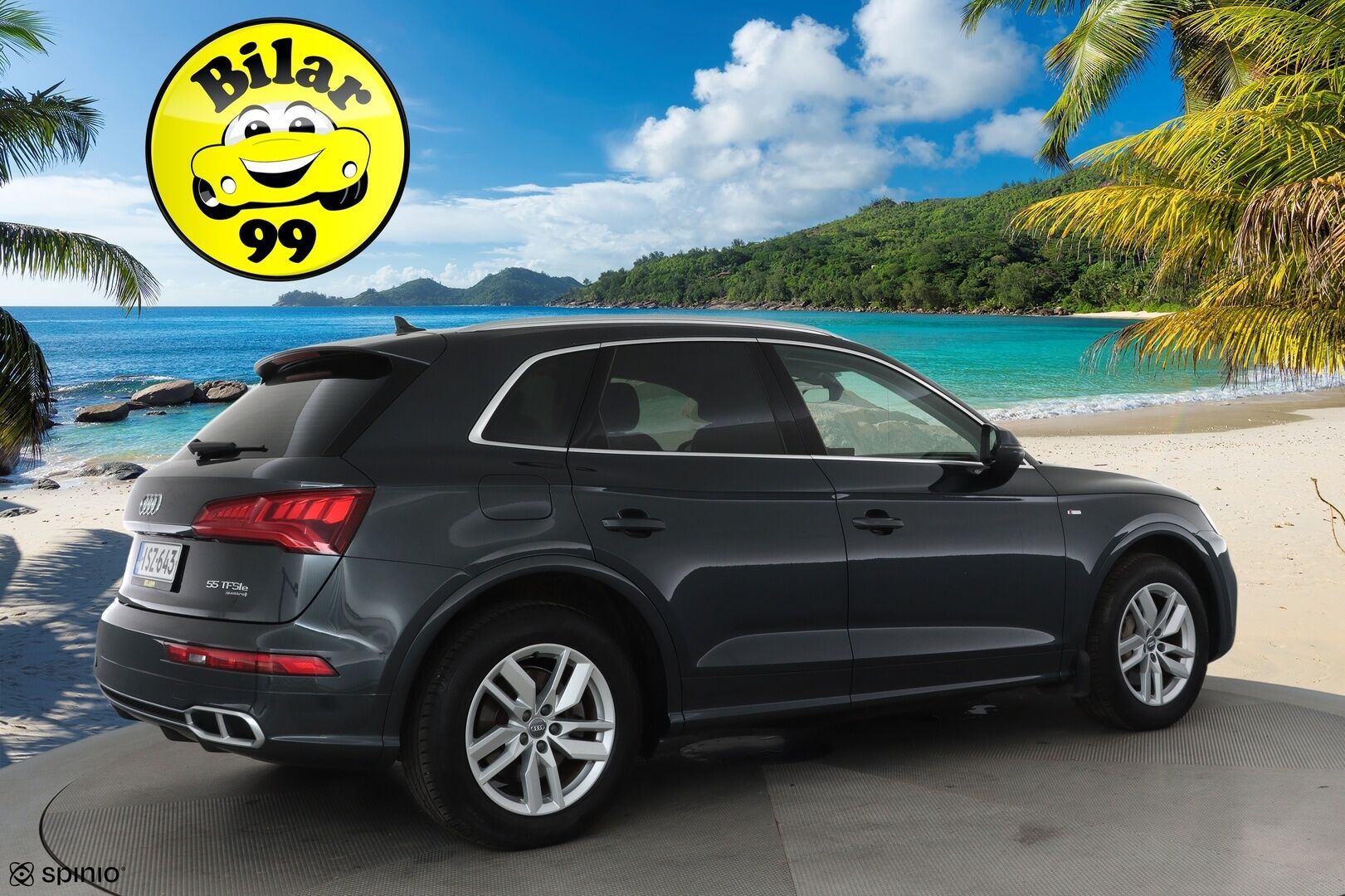 Audi Q5 2020 Launch Edition 55 TFSI e quattro S tronic **ACC / Ilma-alusta / Matrix / Koukku / P.Tutkat / Sporttipenkki Muistilla** - 3,99 % KORKOTARJOUS TÄHÄN AUTOON - Suomi-auto / 2x Latauskaapelit / Kahdet hyvät renkaat / Merkkihuollettu!