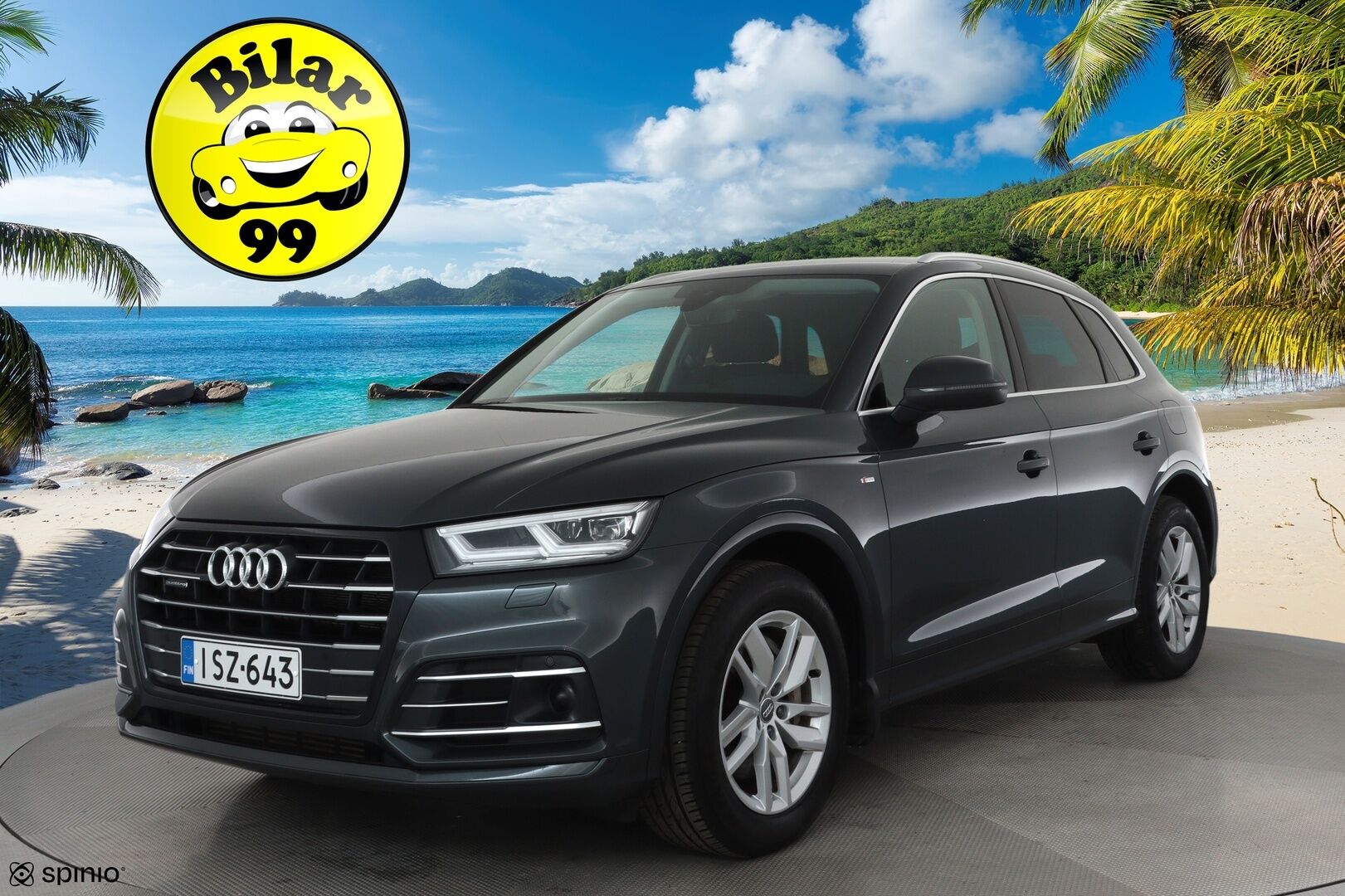 Audi Q5 2020 Launch Edition 55 TFSI e quattro S tronic **ACC / Ilma-alusta / Matrix / Koukku / P.Tutkat / Sporttipenkki Muistilla** - 3,99 % KORKOTARJOUS TÄHÄN AUTOON - Suomi-auto / 2x Latauskaapelit / Kahdet hyvät renkaat / Merkkihuollettu!