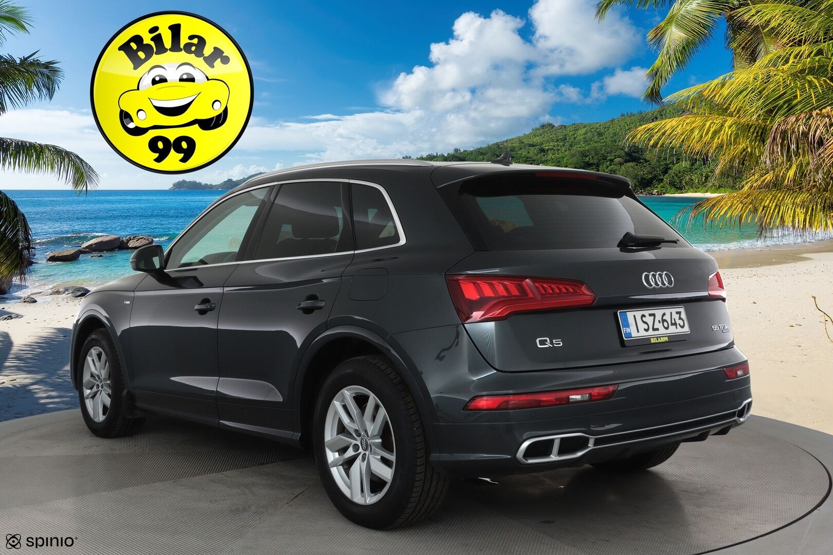 Audi Q5 2020 Launch Edition 55 TFSI e quattro S tronic **ACC / Ilma-alusta / Matrix / Koukku / P.Tutkat / Sporttipenkki Muistilla** - 3,99 % KORKOTARJOUS TÄHÄN AUTOON - Suomi-auto / 2x Latauskaapelit / Kahdet hyvät renkaat / Merkkihuollettu!