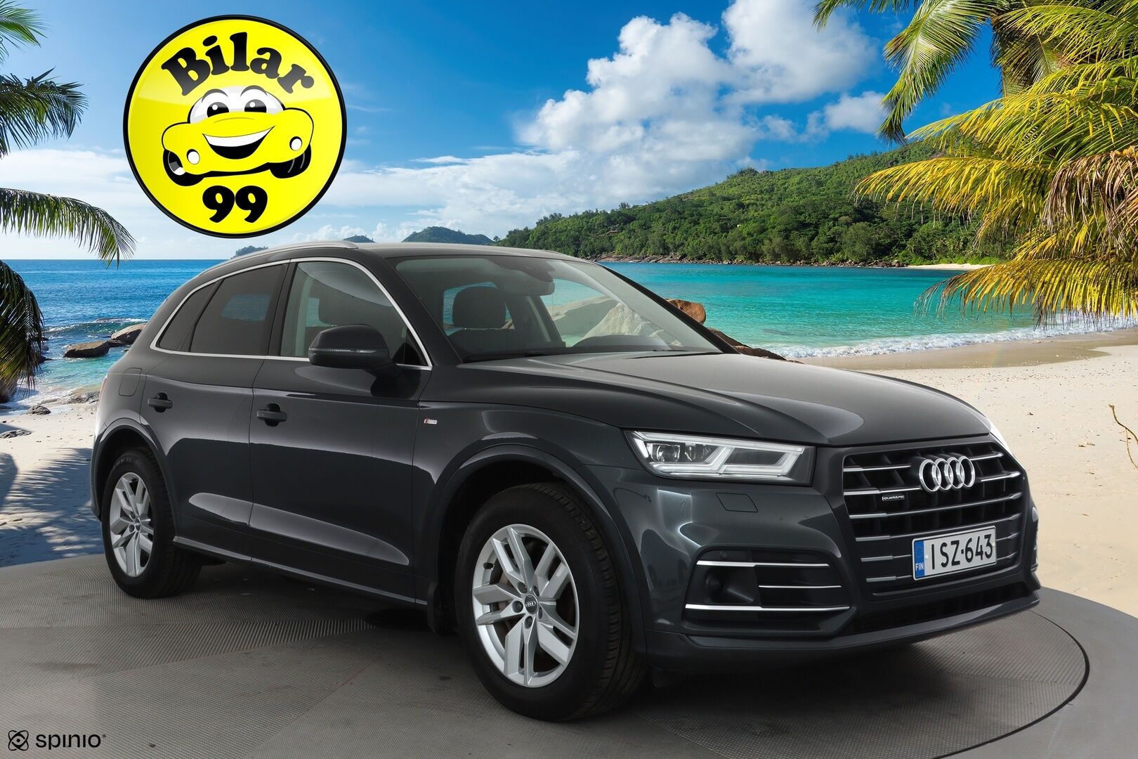 Audi Q5 2020 Launch Edition 55 TFSI e quattro S tronic **ACC / Ilma-alusta / Matrix / Koukku / P.Tutkat / Sporttipenkki Muistilla** - 3,99 % KORKOTARJOUS TÄHÄN AUTOON - Suomi-auto / 2x Latauskaapelit / Kahdet hyvät renkaat / Merkkihuollettu!