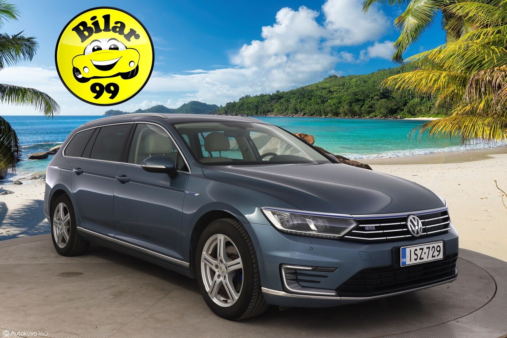 VOLKSWAGEN PASSAT 2016 Variant GTE Plug-In Hybrid 160 kW (218 hv) DSG-automaatti * Webasto / Adapt. vak / P. kamera / Sähkökoukku / P.tutkat / Sähköluukku / Ambient* - Korkeajännite akku vaihdettu 03/24! Jakopää tehty 11/23!