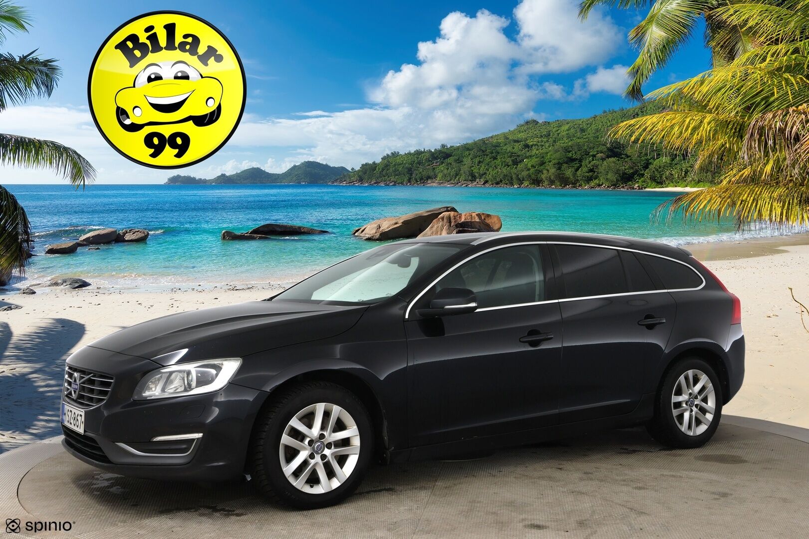 Volvo V60 2015 D4 AWD Summum / Nahkasisusta / Keyless / Muistipenkki / Koukku / Huoltokirja - YritysOutlet - Myydään vain yrityksille - 2x Renkaat vanteineen! Siisti! 