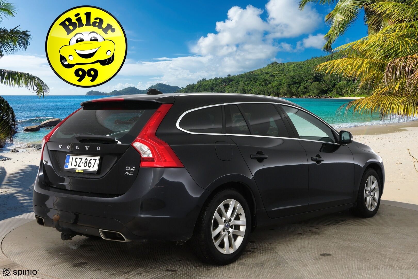 Volvo V60 2015 D4 AWD Summum / Nahkasisusta / Keyless / Muistipenkki / Koukku / Huoltokirja - YritysOutlet - Myydään vain yrityksille - 2x Renkaat vanteineen! Siisti! 