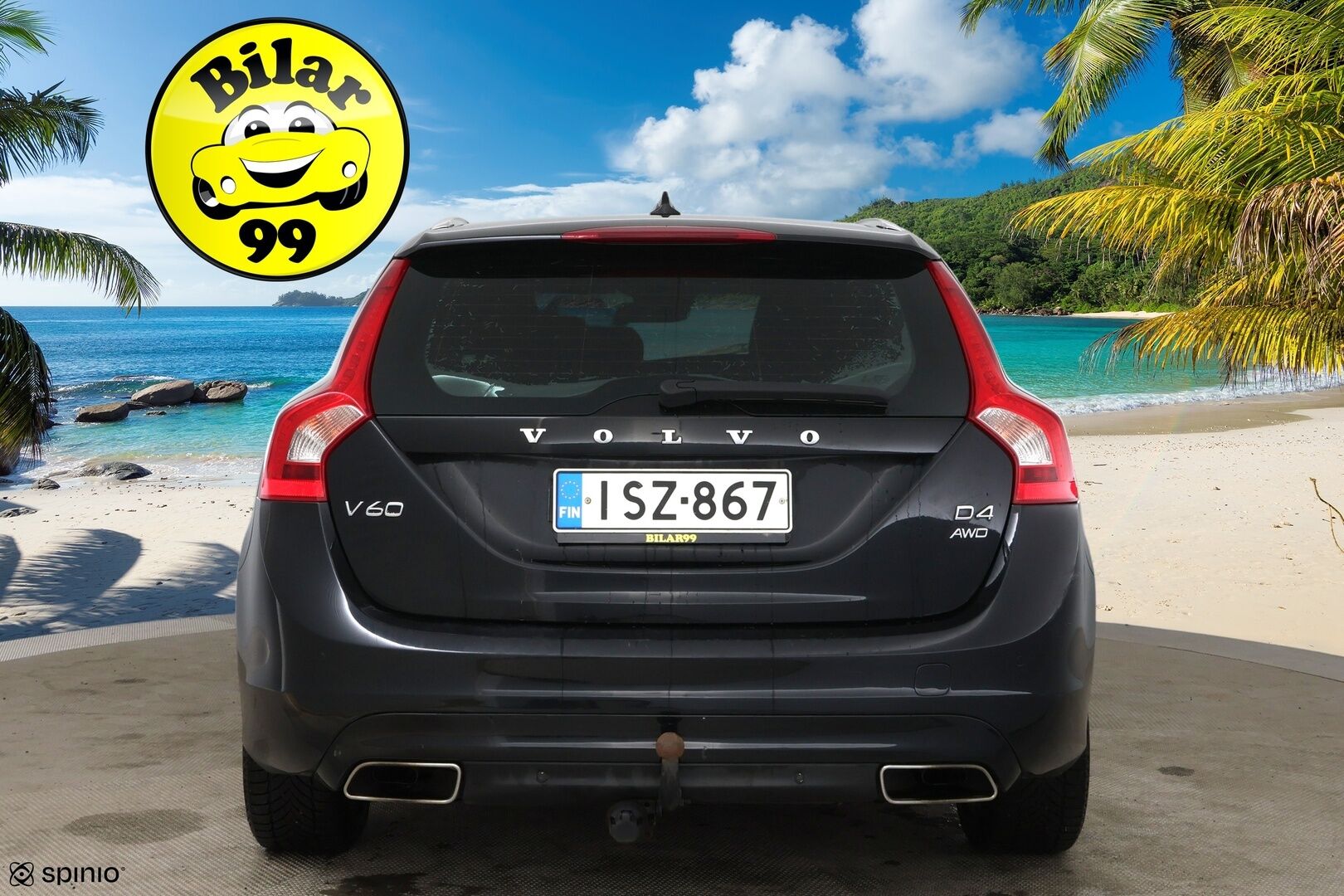 Volvo V60 2015 D4 AWD Summum / Nahkasisusta / Keyless / Muistipenkki / Koukku / Huoltokirja - YritysOutlet - Myydään vain yrityksille - 2x Renkaat vanteineen! Siisti! 