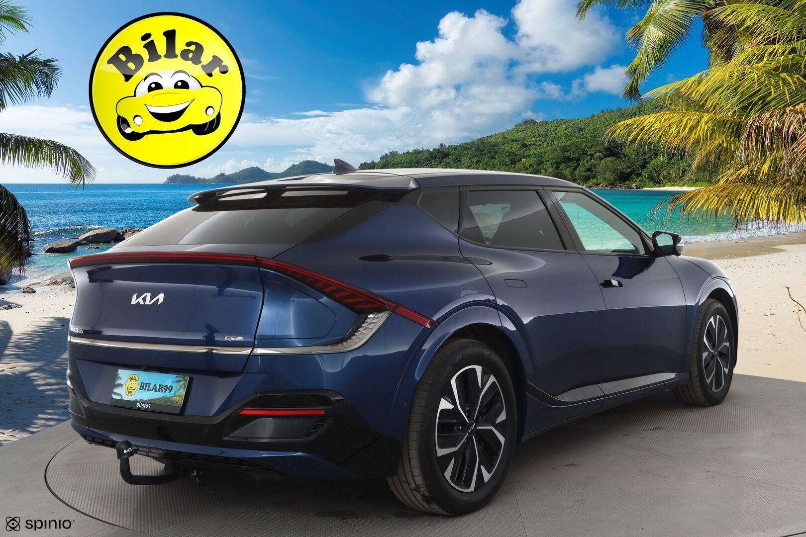 KIA EV6 2023 GT-Line AWD 77 kWh 325 hv - Koukku | Ilmastoidut penkit | ILP | Meridian | ACC | HUD | 360° | Muistipenkki | Nahka-alcantara | HDA | 2x renkaat aluin |