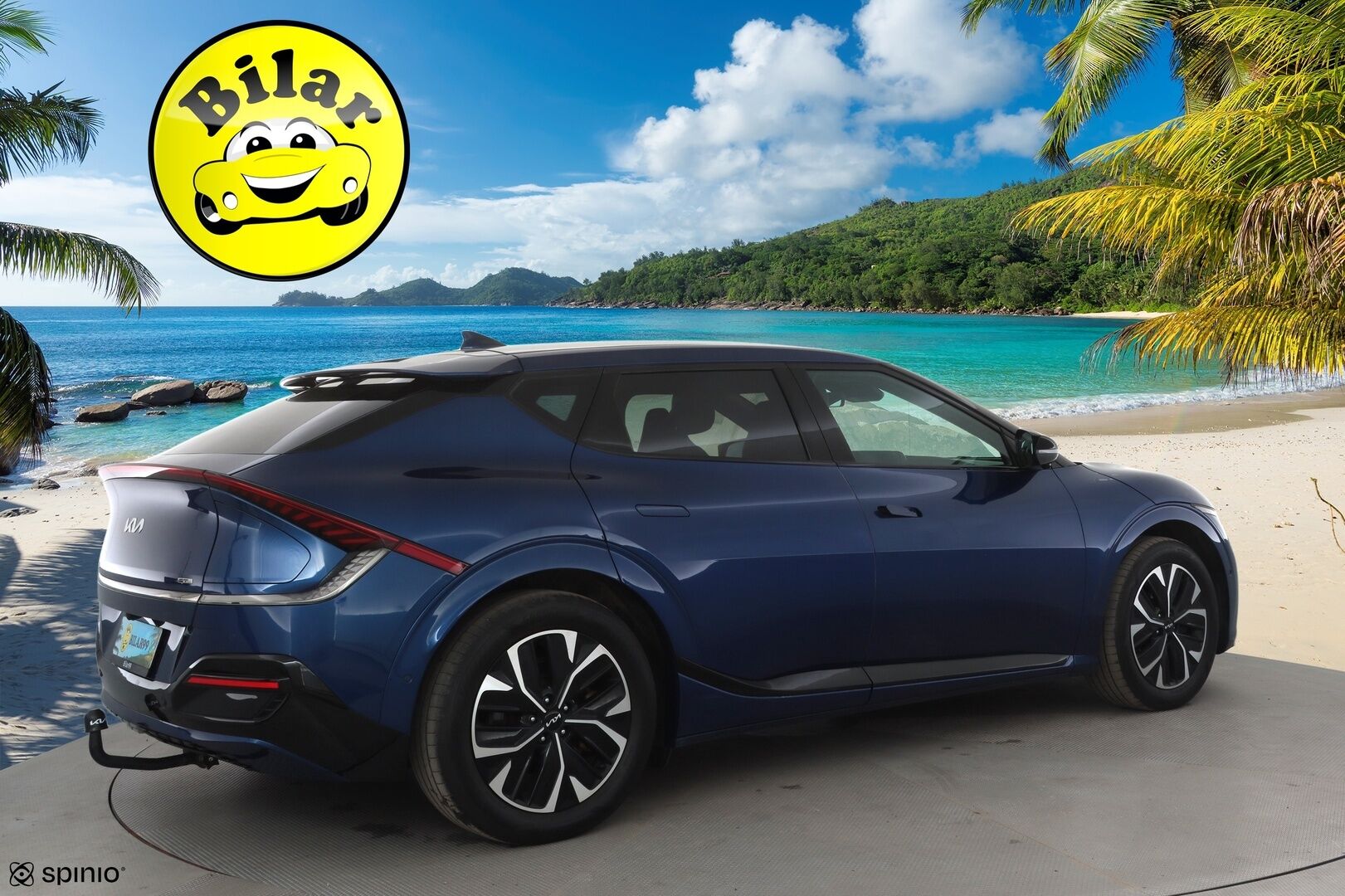 KIA EV6 2023 GT-Line AWD 77 kWh 325 hv - Koukku | Ilmastoidut penkit | ILP | Meridian | ACC | HUD | 360° | Muistipenkki | Nahka-alcantara | HDA | 2x renkaat aluin |