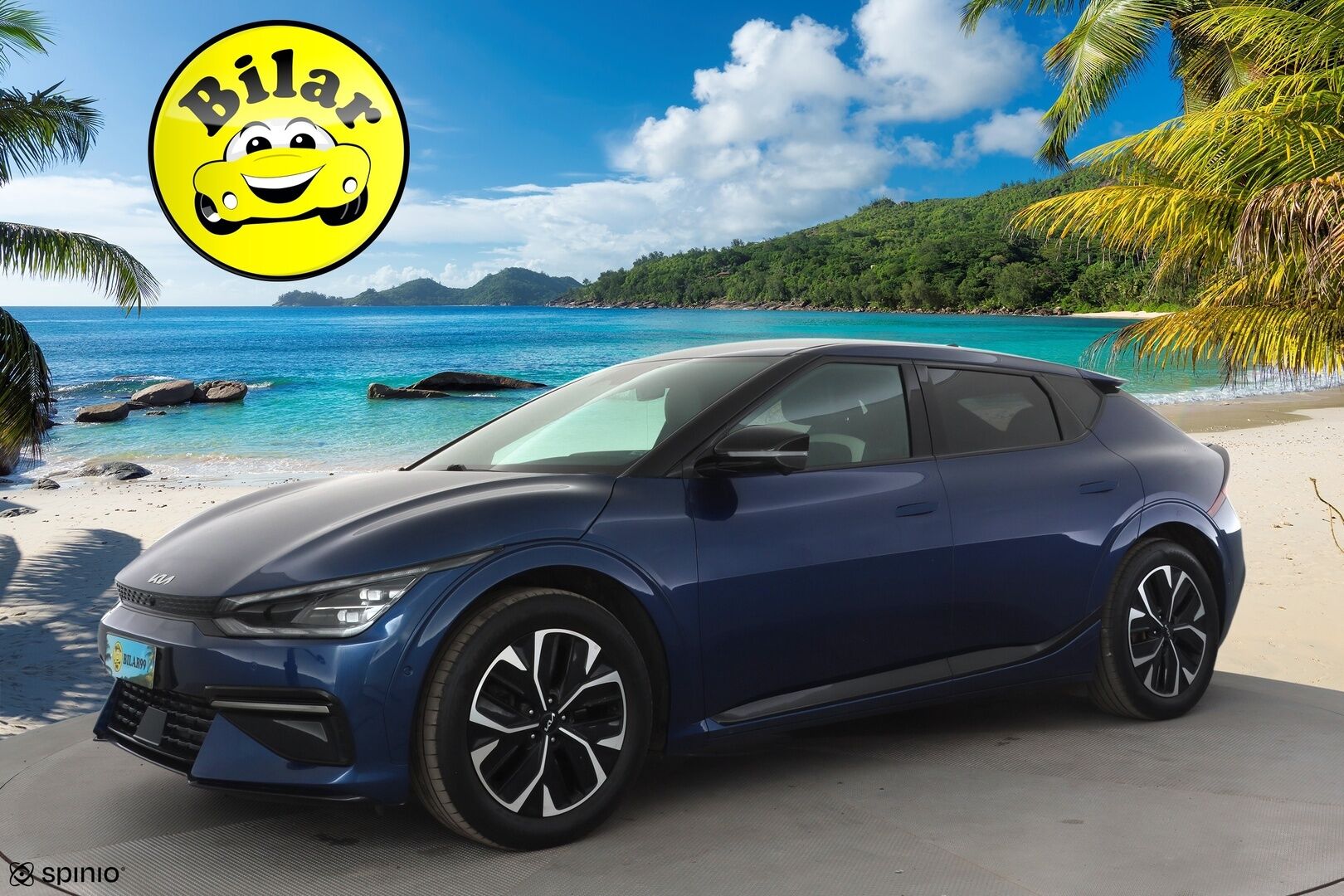 KIA EV6 2023 GT-Line AWD 77 kWh 325 hv - Koukku | Ilmastoidut penkit | ILP | Meridian | ACC | HUD | 360° | Muistipenkki | Nahka-alcantara | HDA | 2x renkaat aluin |