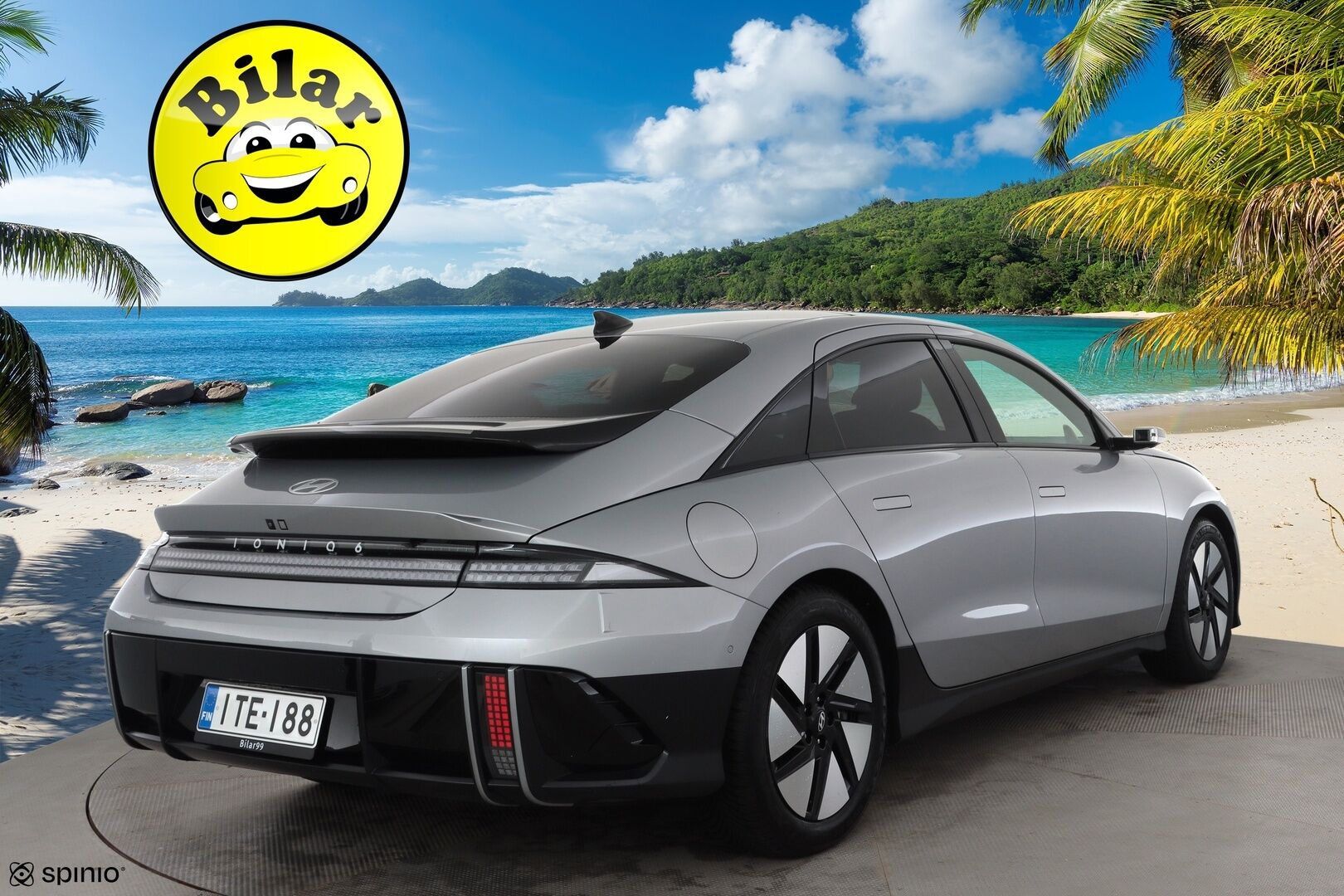 Hyundai IONIQ 6 2025 77 kWh 325 hv AWD Ultimate - | ACC | ILP | HUD | 360° | Ilm. relax nahat | BOSE | Matrix | Kattoluukku | Muistipenkki | Kamerapeilit | V2L | Lämm. ratti | HDA | BSM | Ambient |