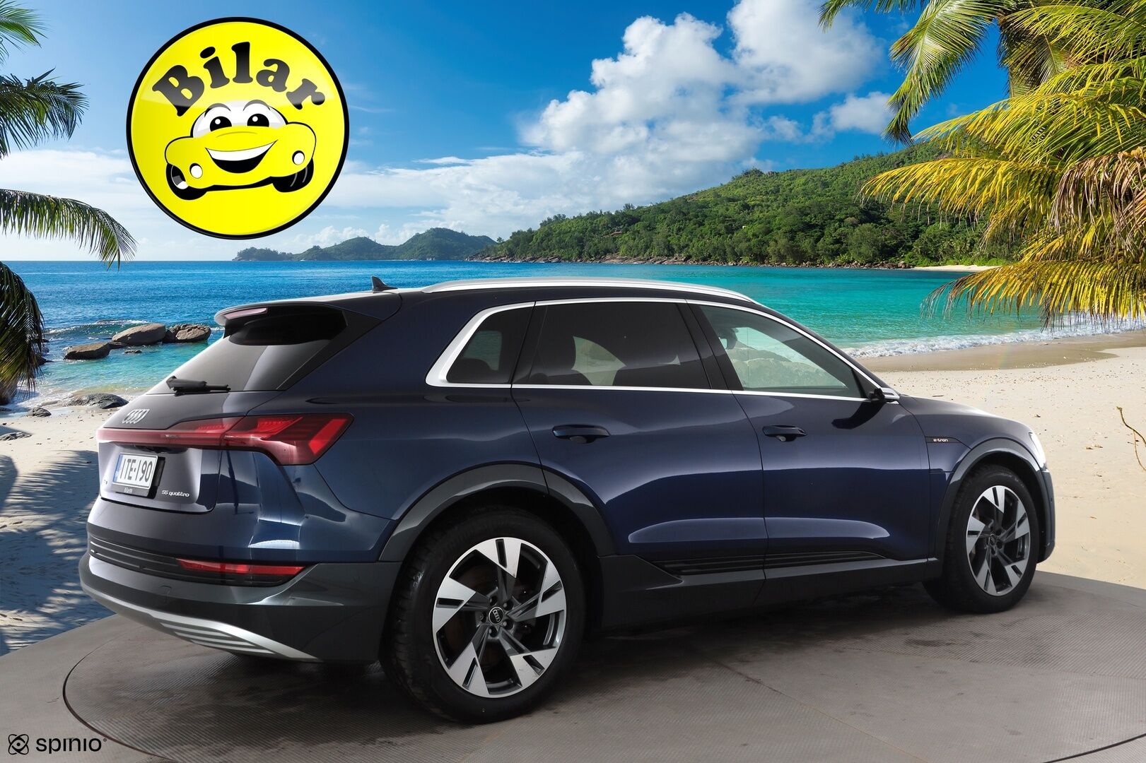 AUDI E-TRON 2023  advanced quattro 55 300kW - | ACC | HUD | 360° | B&O | Night Vision | Sporttipenkit | Ambient Light | Keyless | Kamerapeilit | Kaistaohjaus | Digimittaristo | Nahka-alcantara |