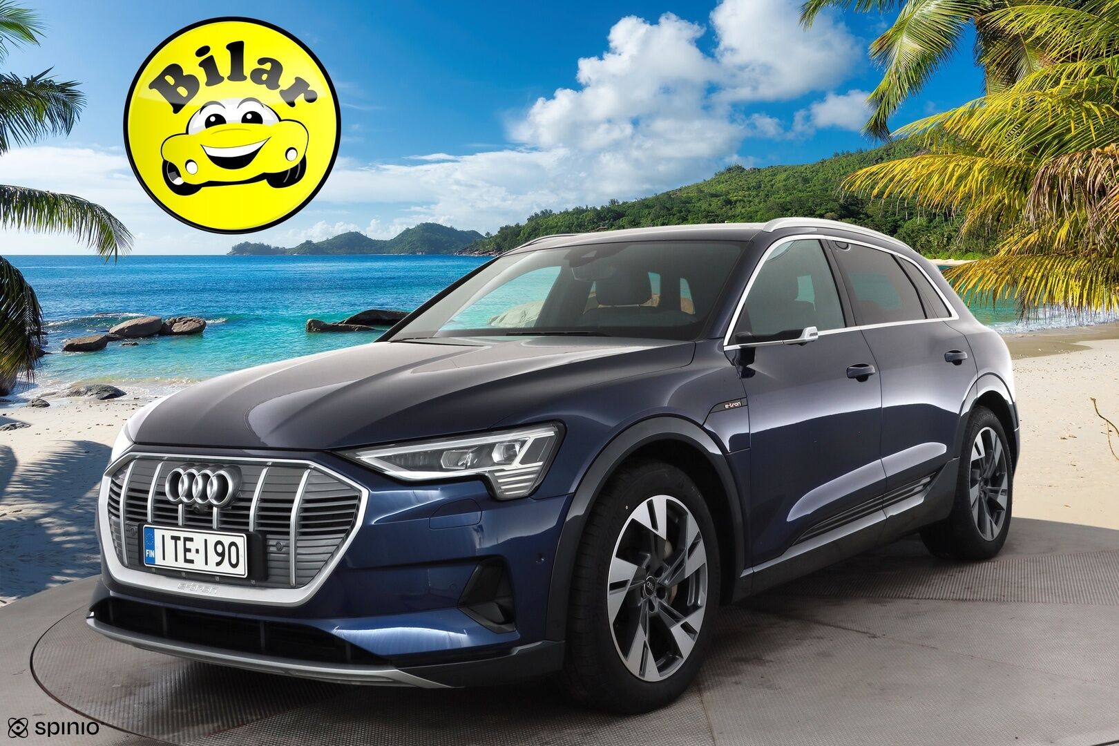 AUDI E-TRON 2023  advanced quattro 55 300kW - | ACC | HUD | 360° | B&O | Night Vision | Sporttipenkit | Ambient Light | Keyless | Kamerapeilit | Kaistaohjaus | Digimittaristo | Nahka-alcantara |