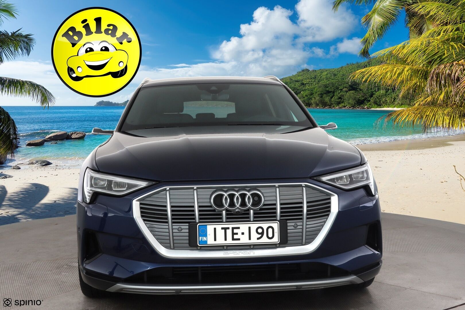 AUDI E-TRON 2023  advanced quattro 55 300kW - | ACC | HUD | 360° | B&O | Night Vision | Sporttipenkit | Ambient Light | Keyless | Kamerapeilit | Kaistaohjaus | Digimittaristo | Nahka-alcantara |