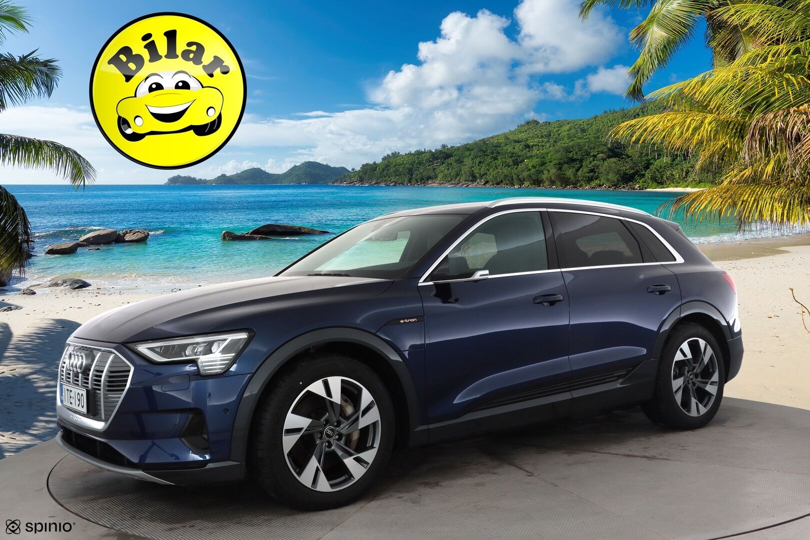 AUDI E-TRON 2023  advanced quattro 55 300kW - | ACC | HUD | 360° | B&O | Night Vision | Sporttipenkit | Ambient Light | Keyless | Kamerapeilit | Kaistaohjaus | Digimittaristo | Nahka-alcantara |